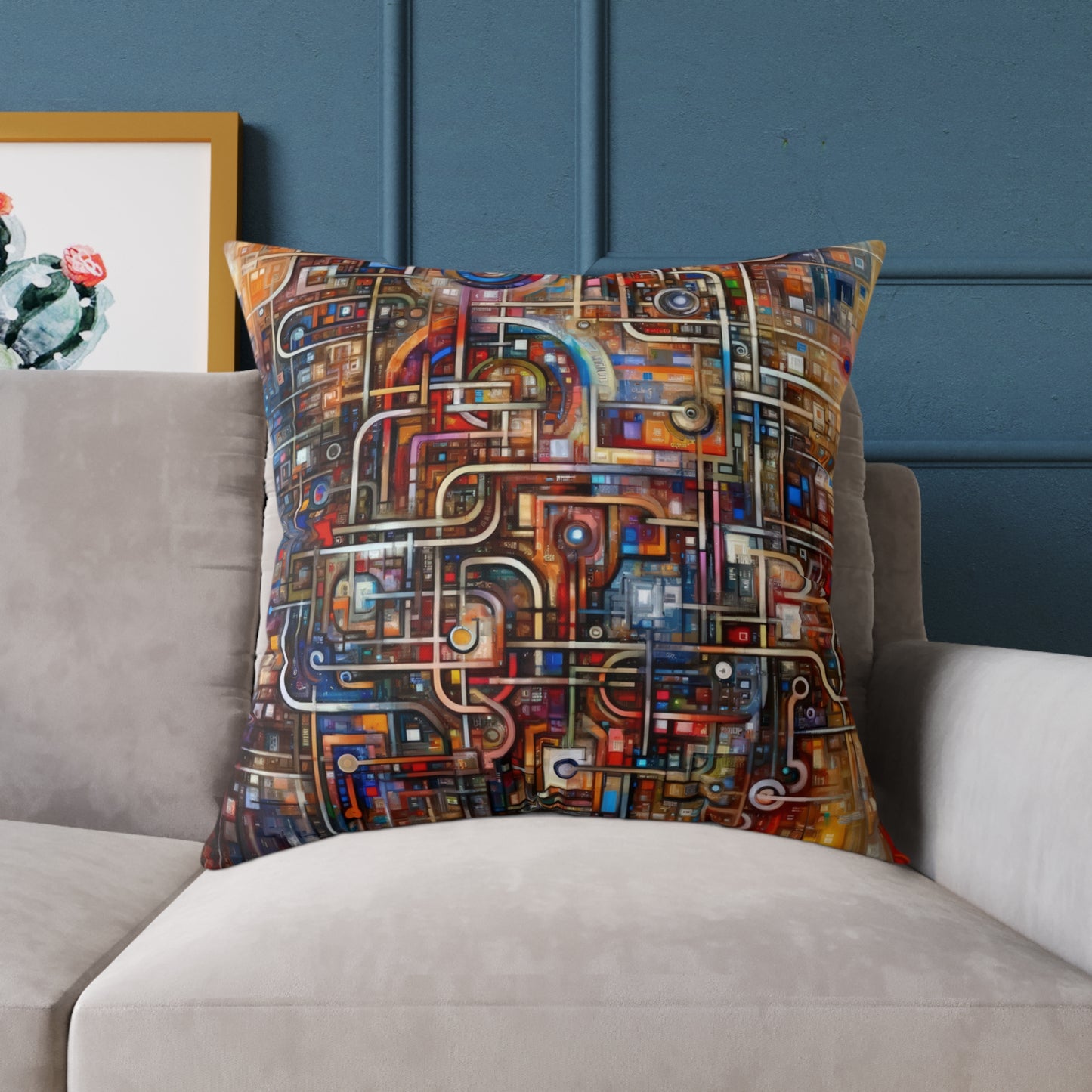Grandest App Tapestry Spun Polyester Pillow