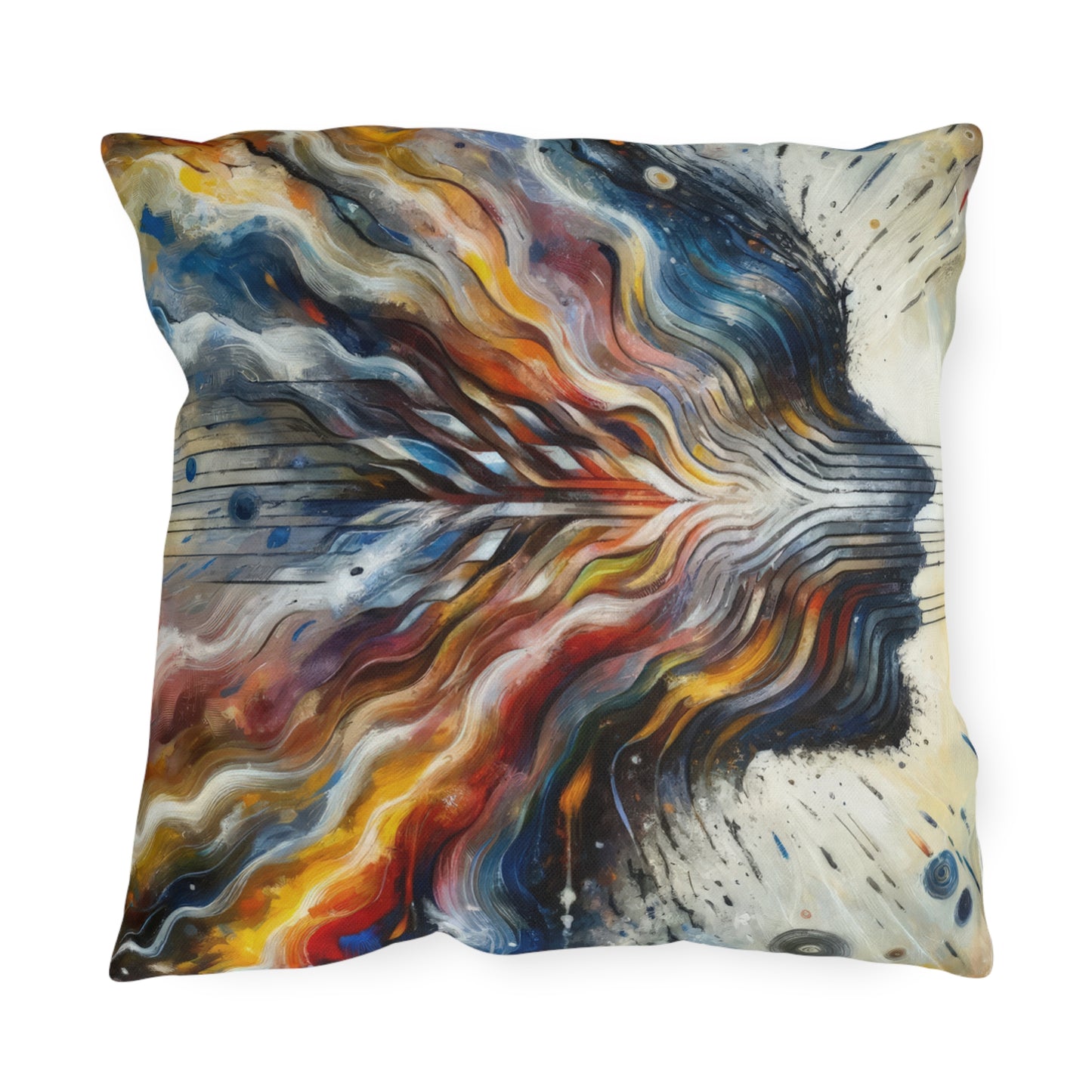 Empathetic Awakening Dynamic Outdoor Pillows