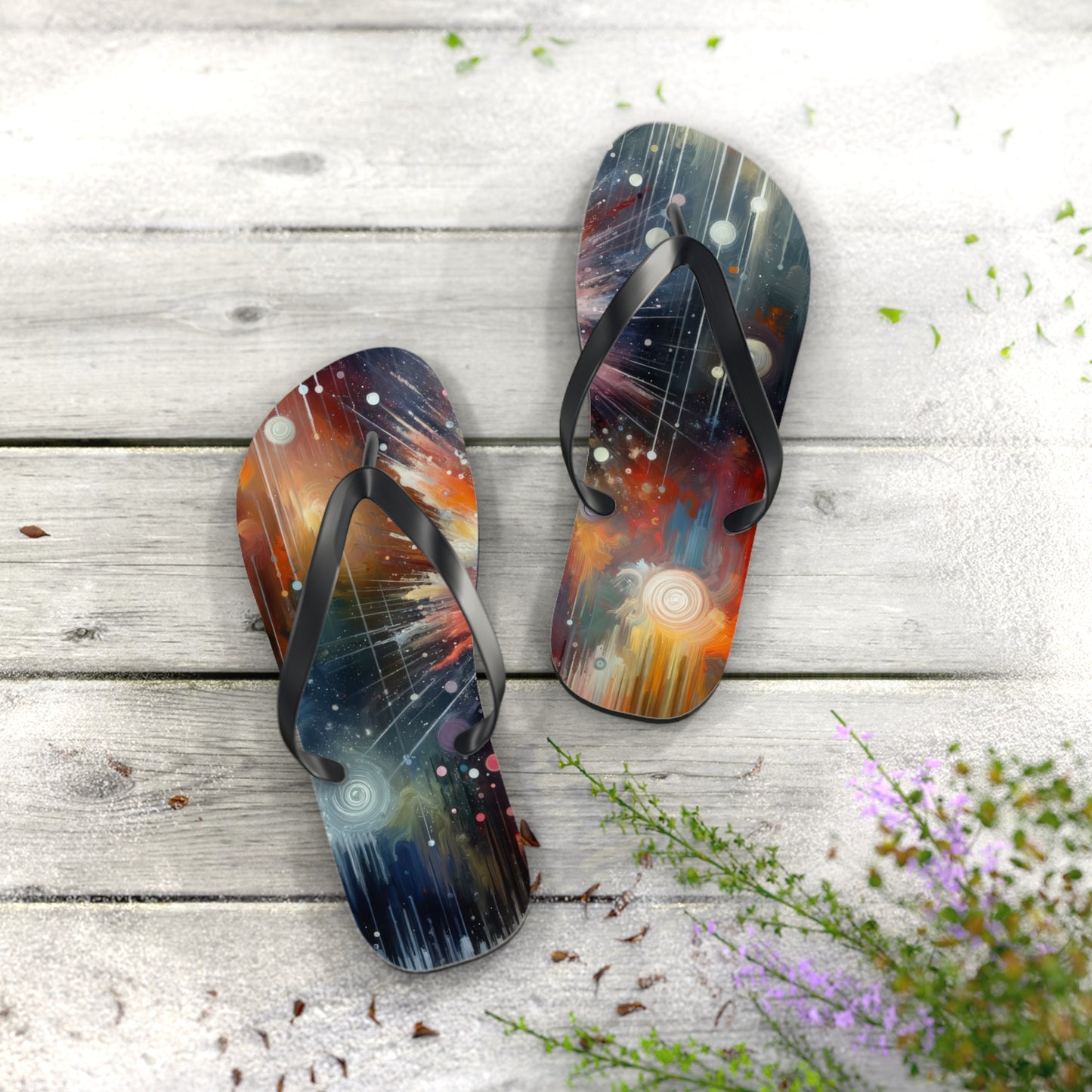 Galactic Mind Clarity Flip Flops