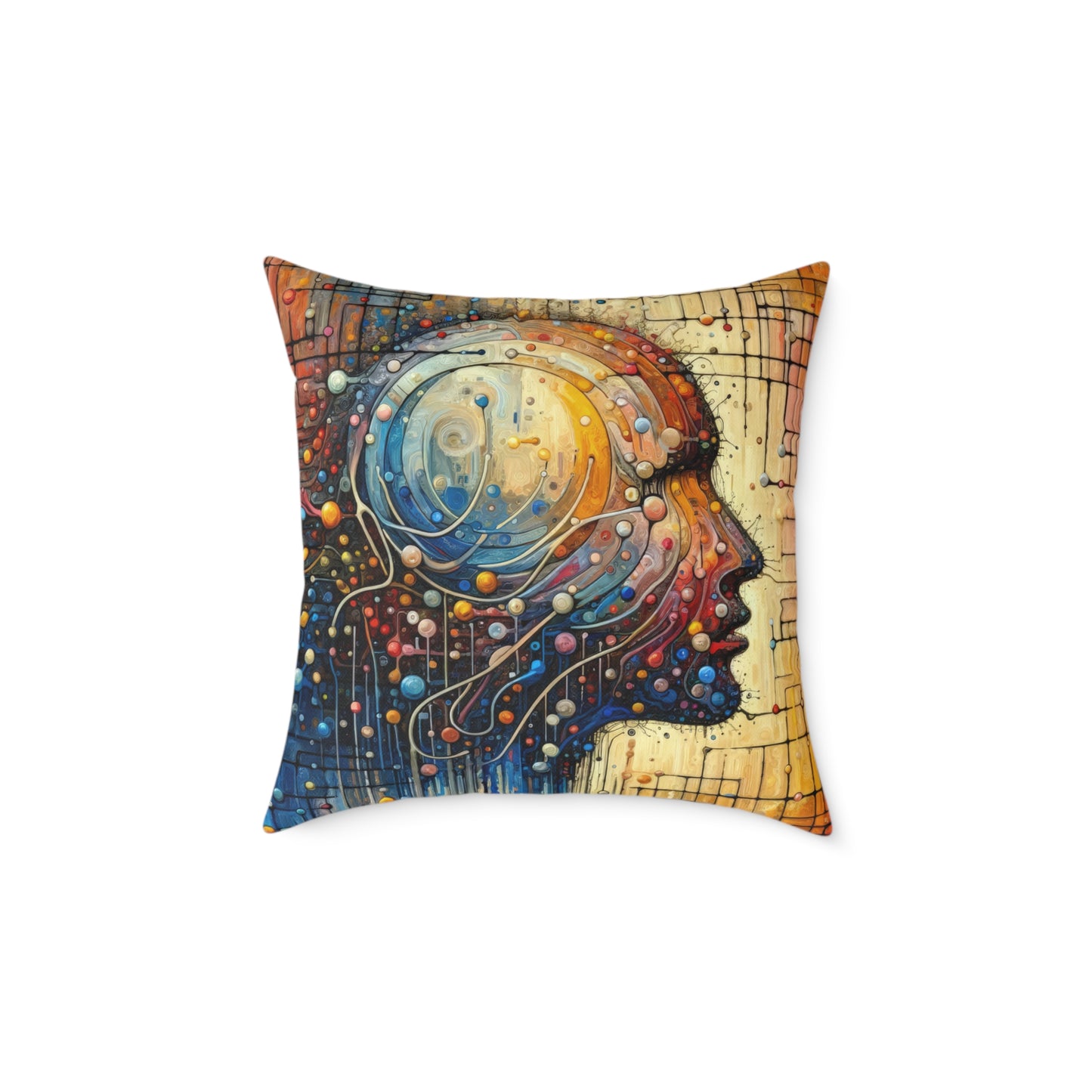 Empathy Unity Interaction Spun Polyester Pillow