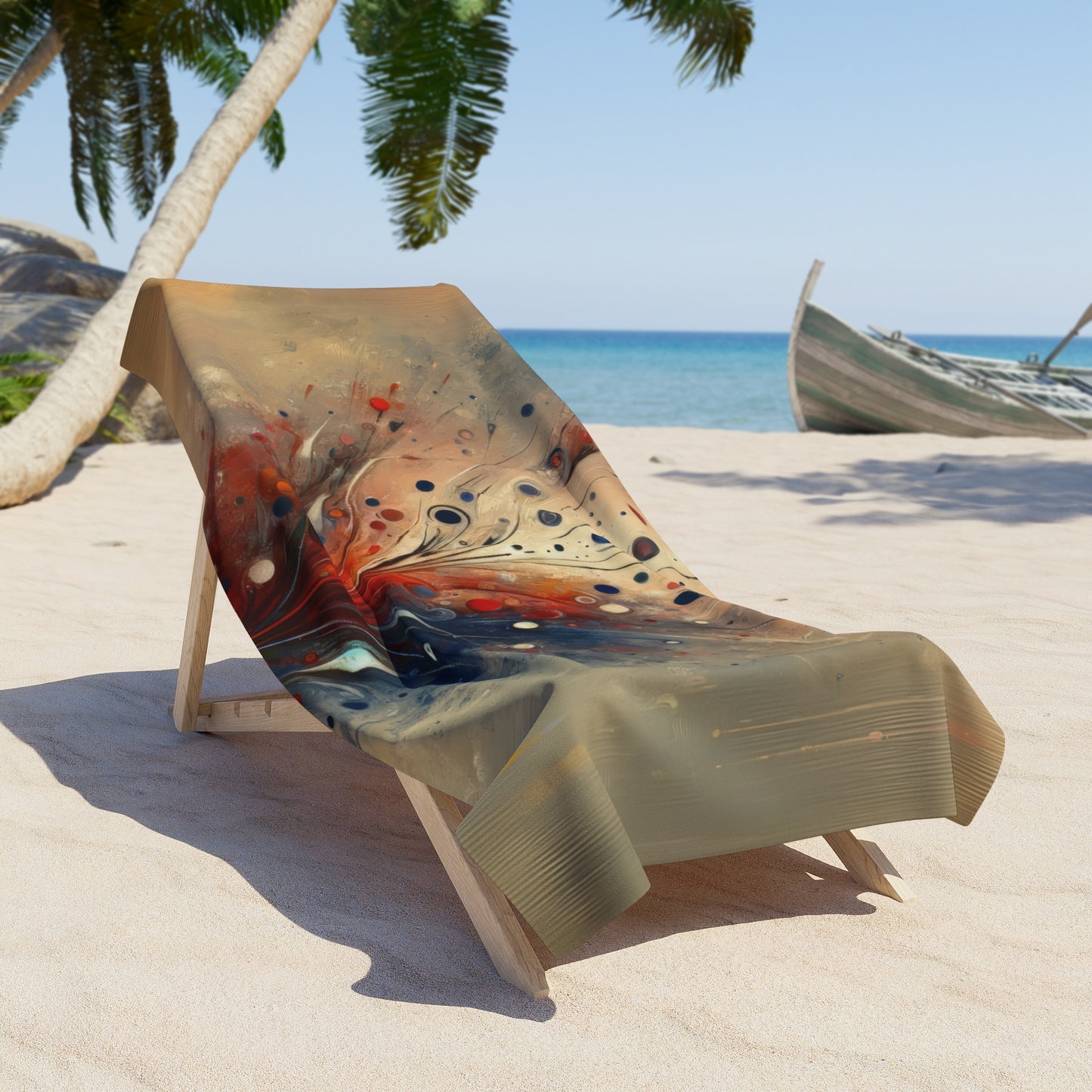 Whispering Thoughts Emergence Beach Towel