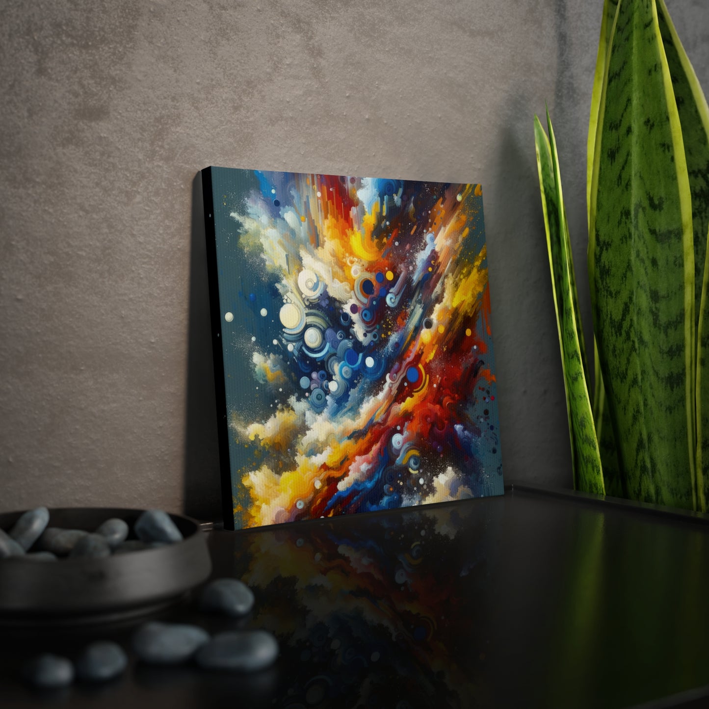 Decisive Mental Action Canvas Photo Tile
