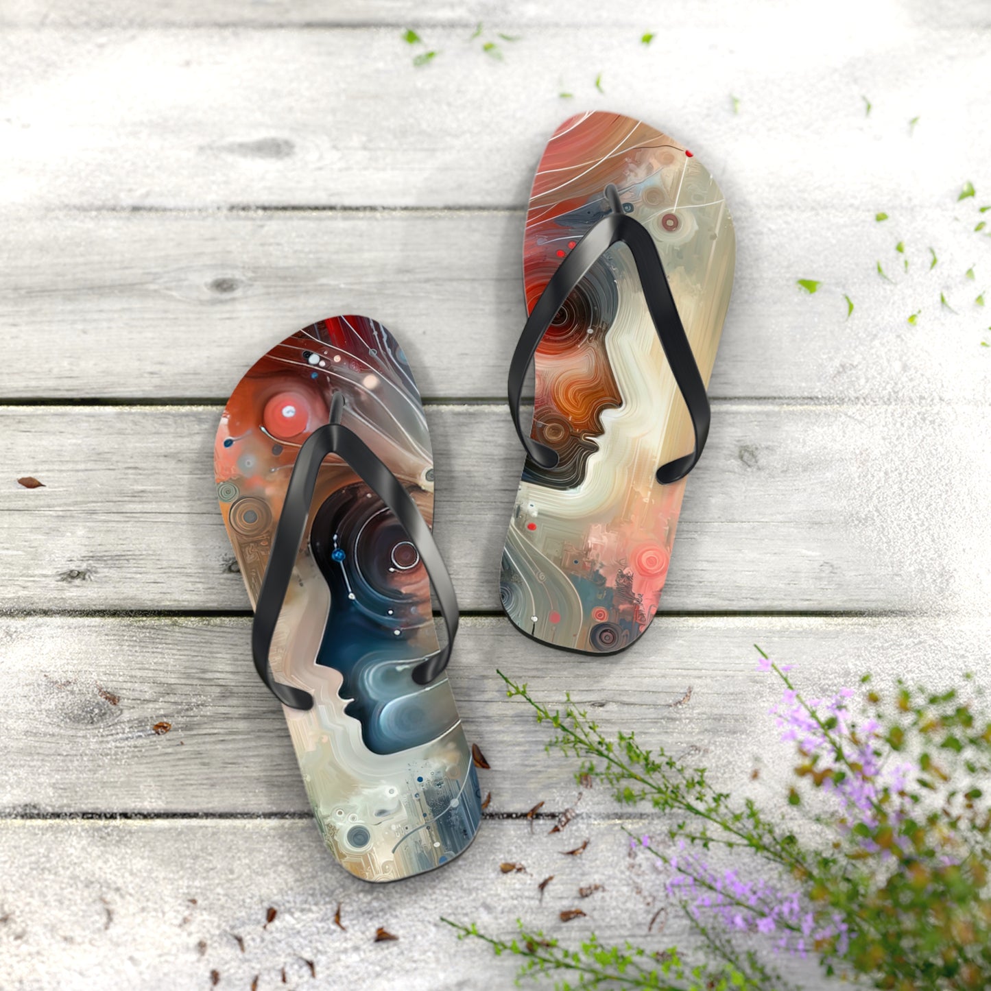 Empathetic Exchange Essence Flip Flops