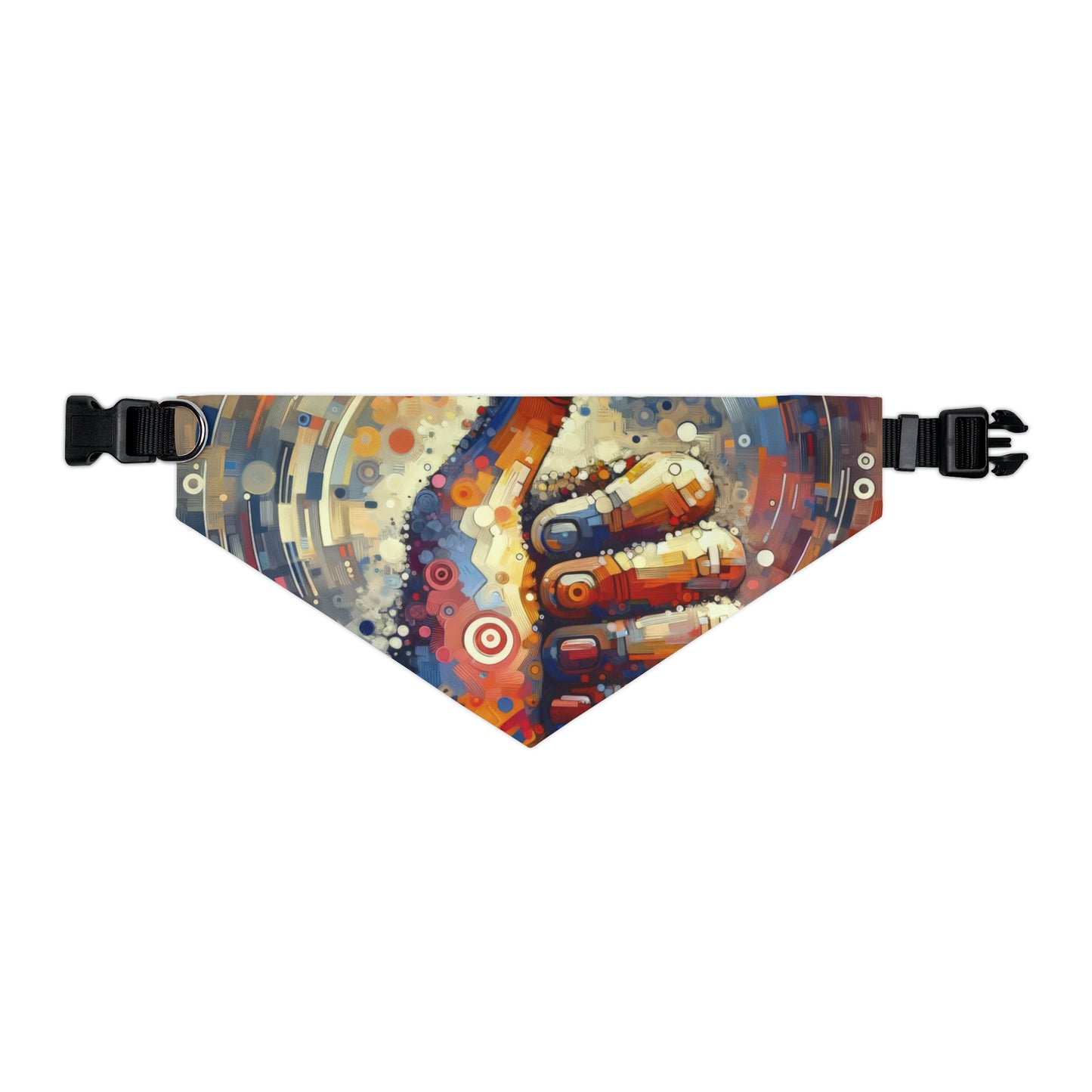 Digital Gratitude Nod Pet Bandana Collar