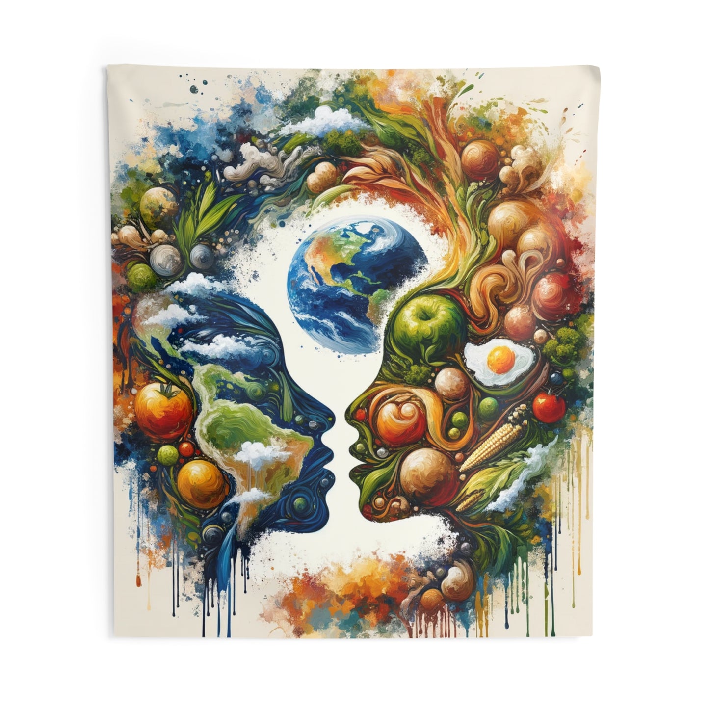 Earthly Dialogue Feast Indoor Wall Tapestries