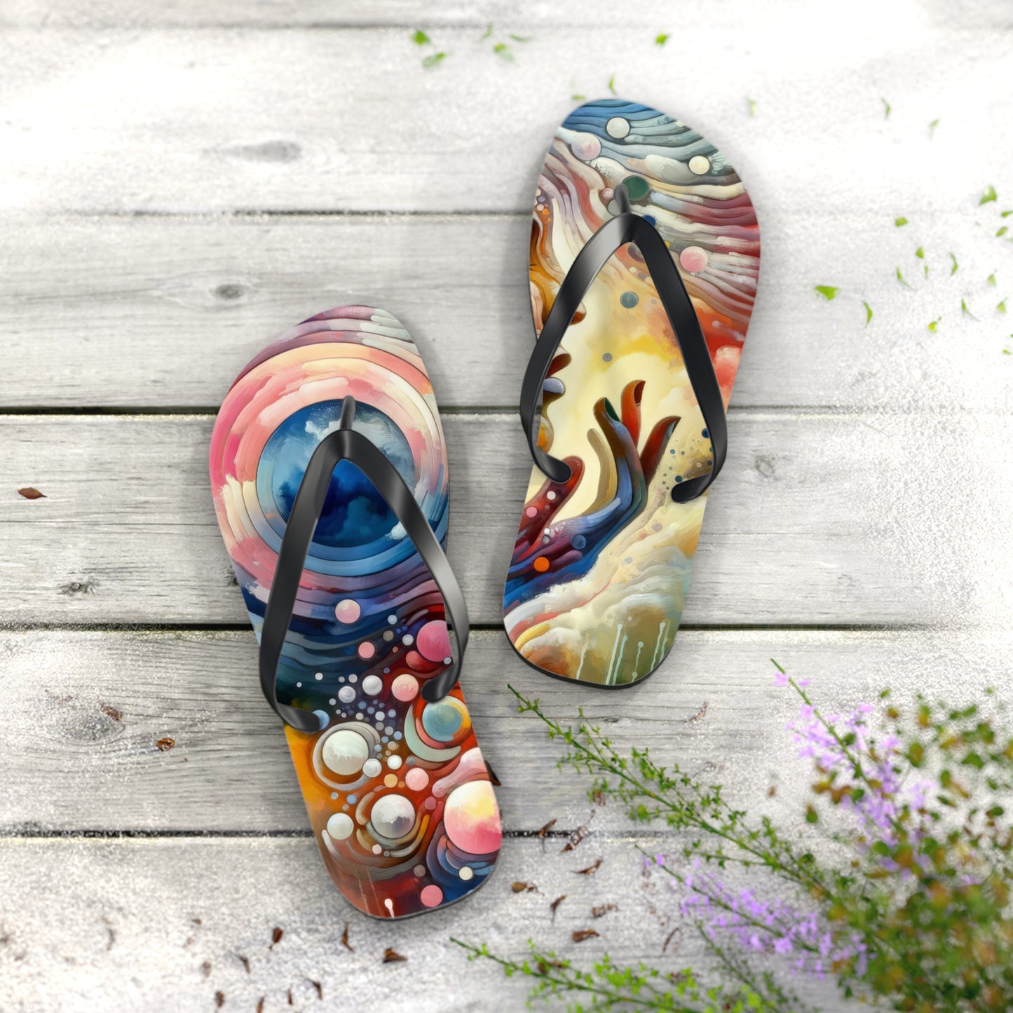 Mindful Melody Harmony Flip Flops