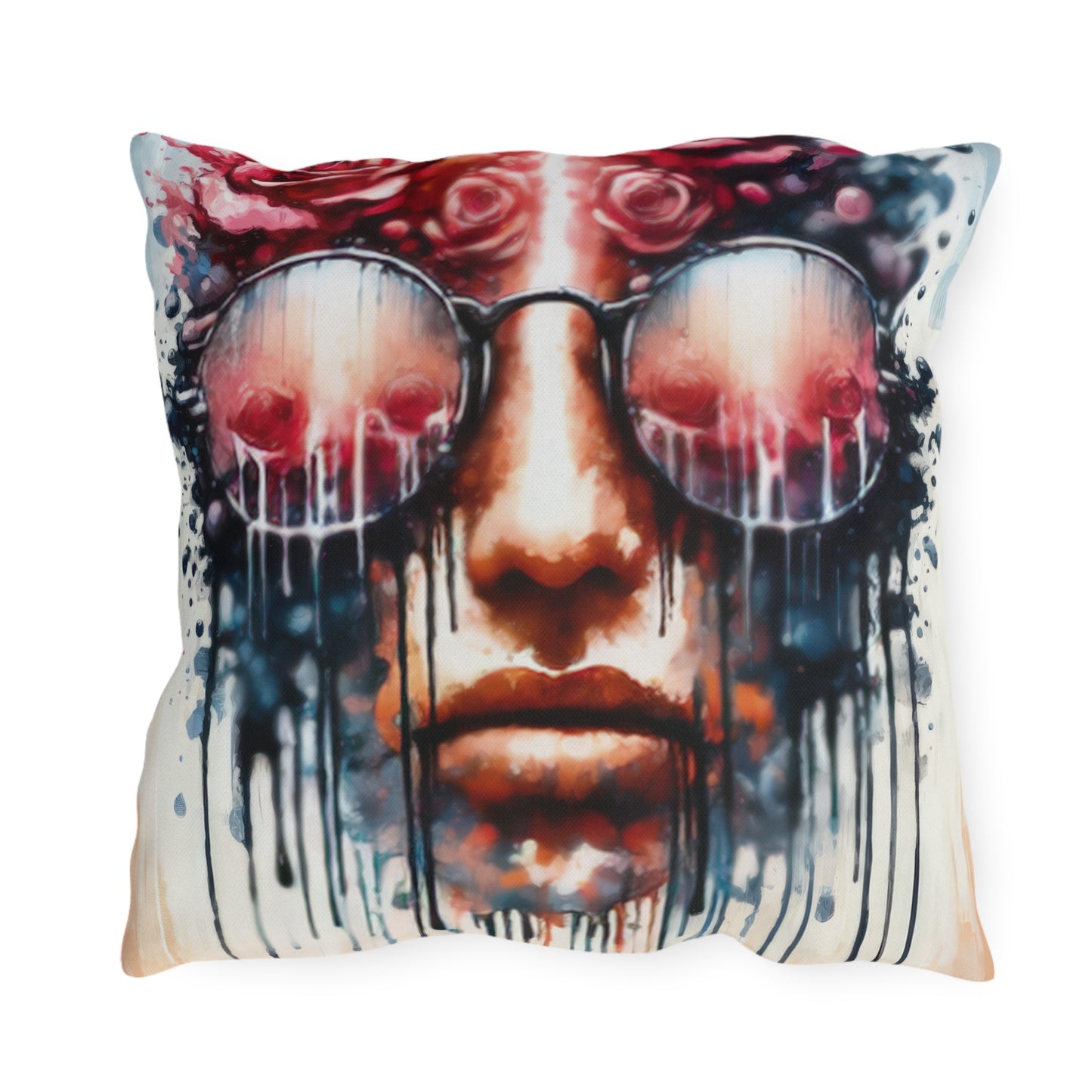 Perception Cleansing Tachism Outdoor Pillows