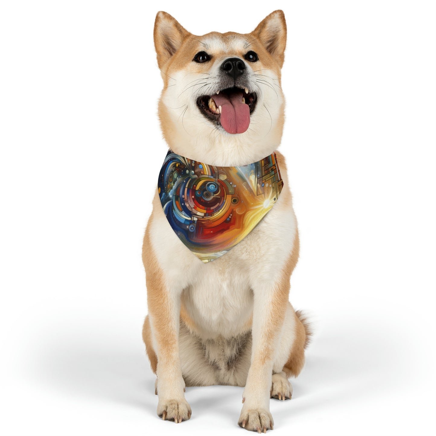 Ritualistic Growth Symphony Pet Bandana Collar