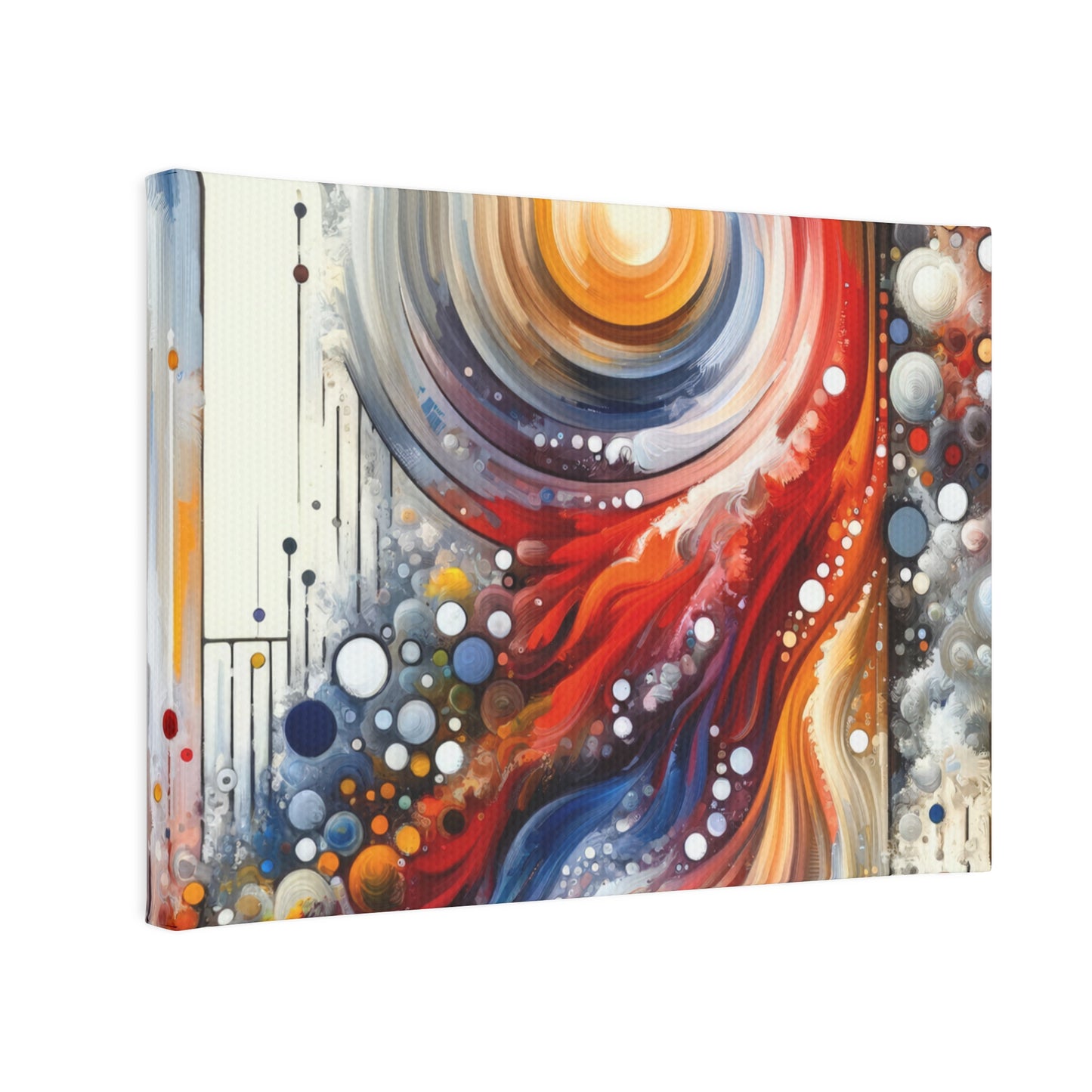 Harmonic Swirl Elegance Canvas Photo Tile