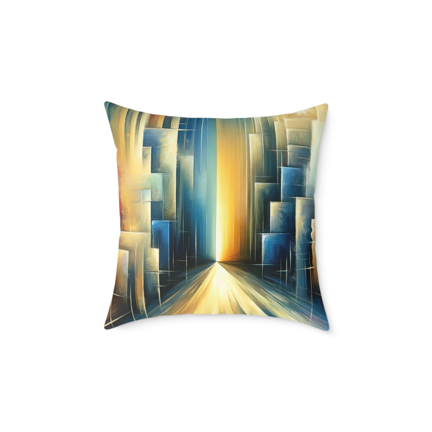 Echoes Dissolving Light Spun Polyester Pillow