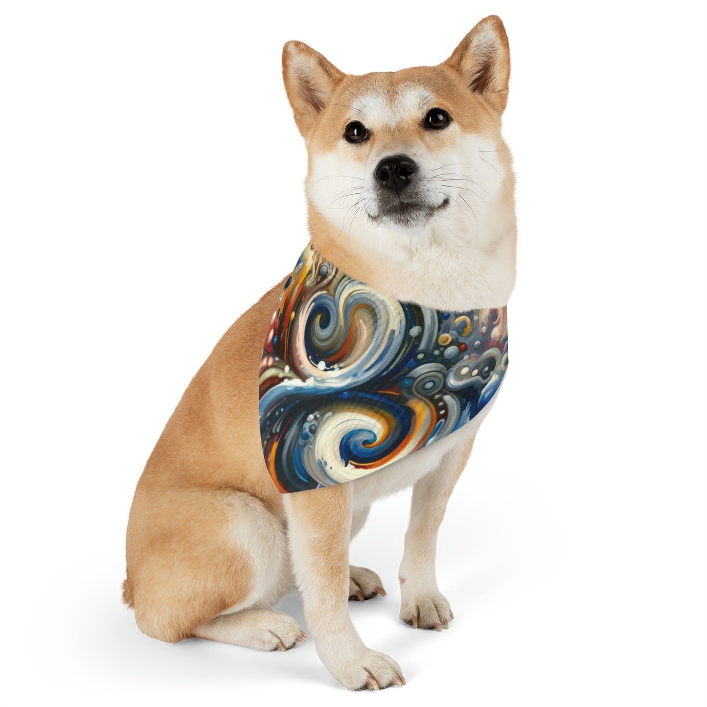 Paradoxical Embrace Tachism Pet Bandana Collar