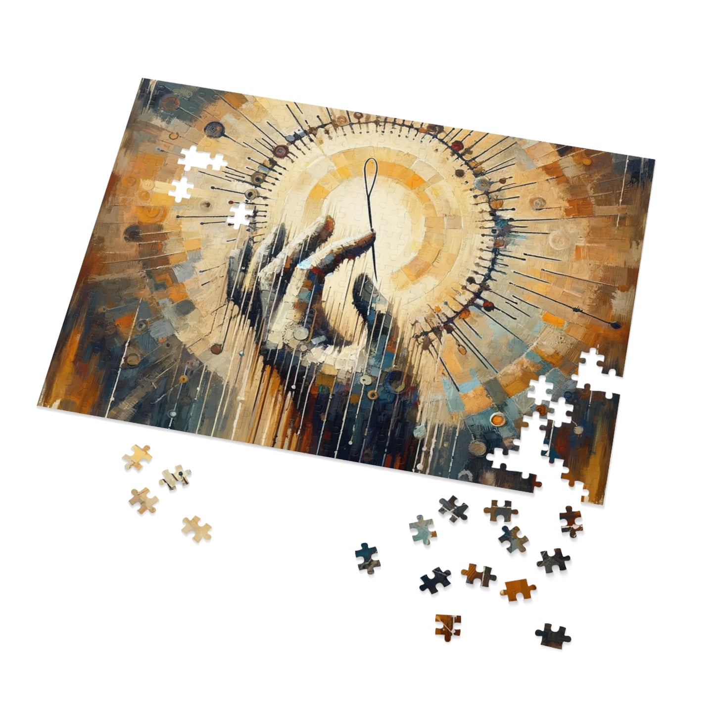 Sovereign Reflective Tachism Jigsaw Puzzle (30, 110, 252, 500,1000-Piece)