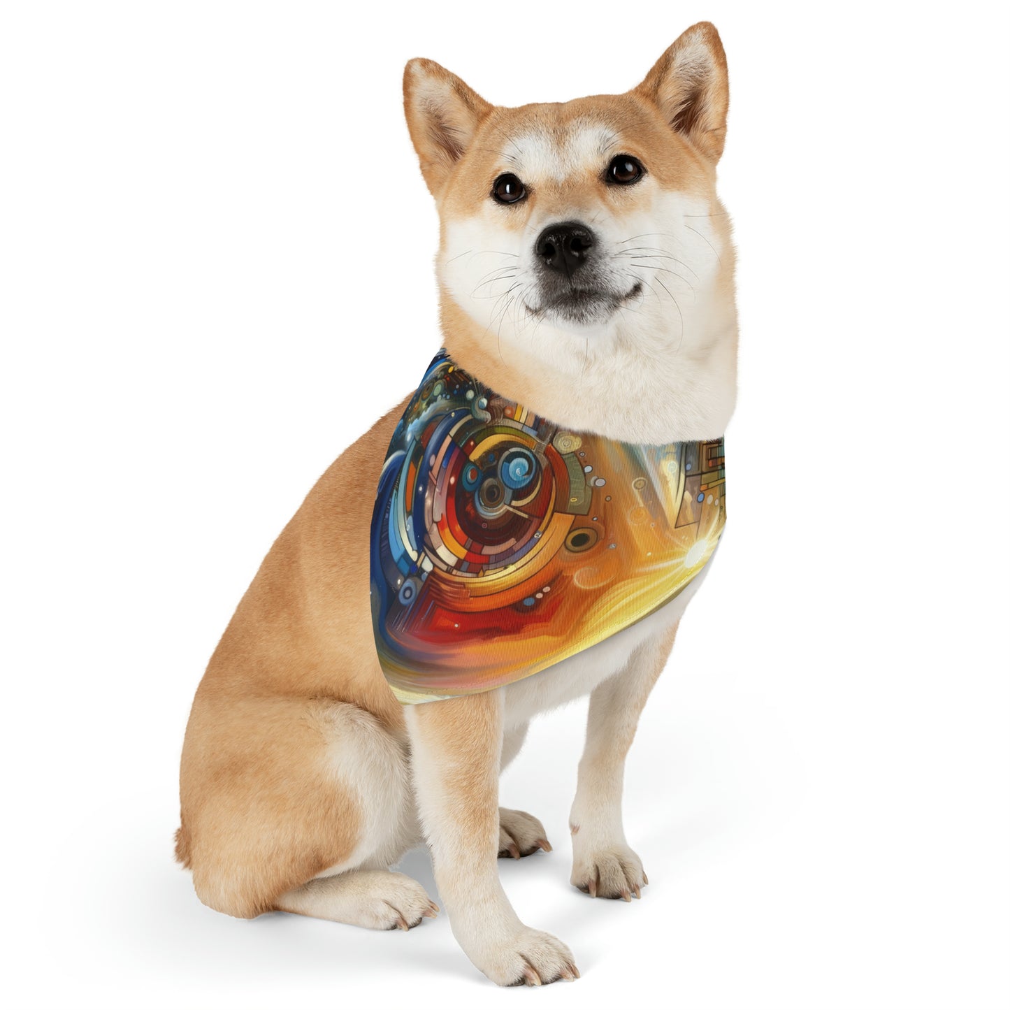 Ritualistic Growth Symphony Pet Bandana Collar