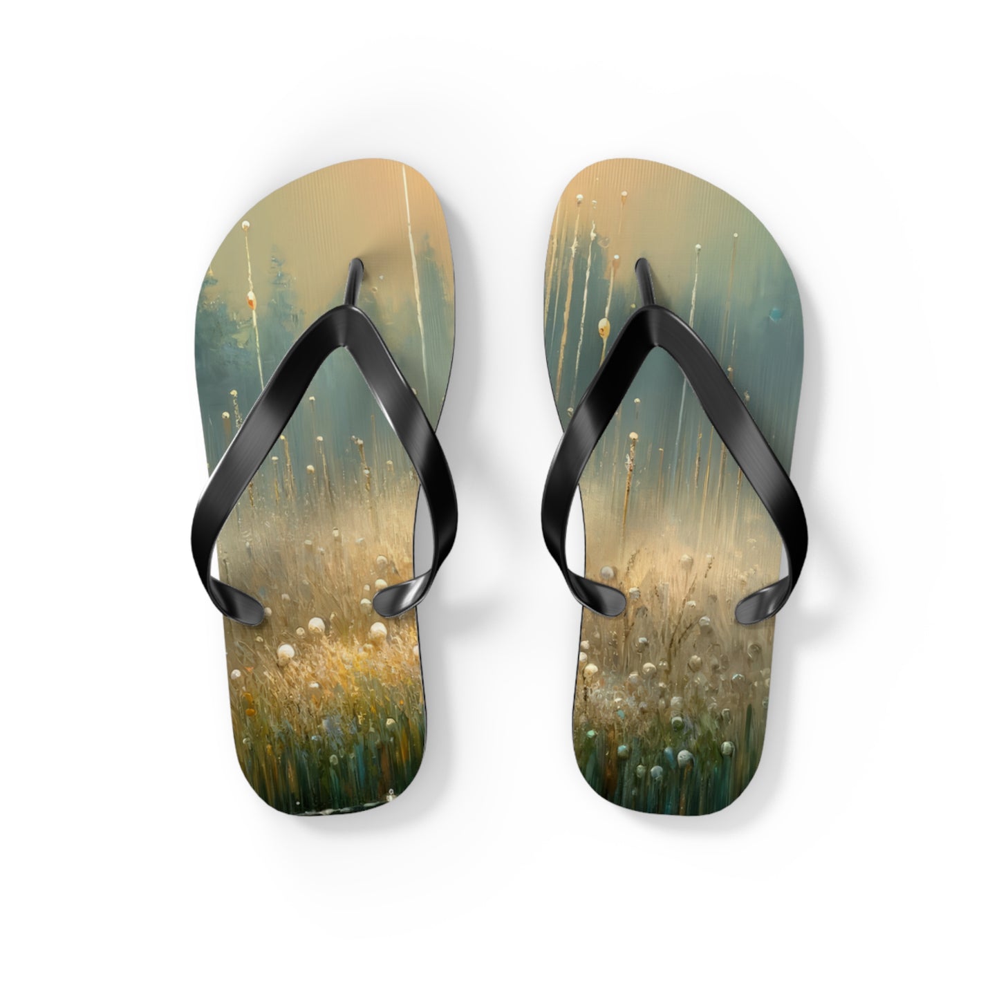 Observant Delicacy Heart Flip Flops