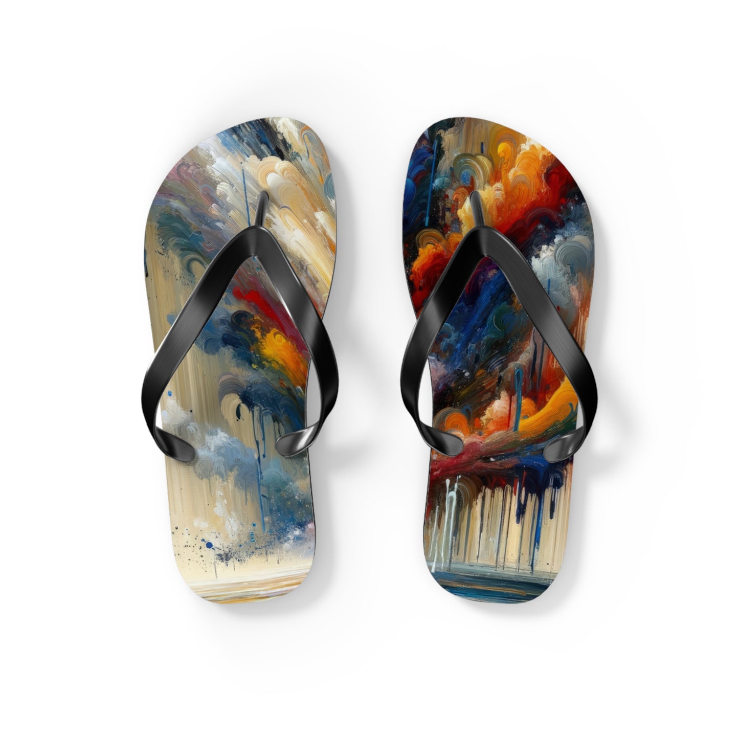 Grandiose Transformation Tachism Flip Flops