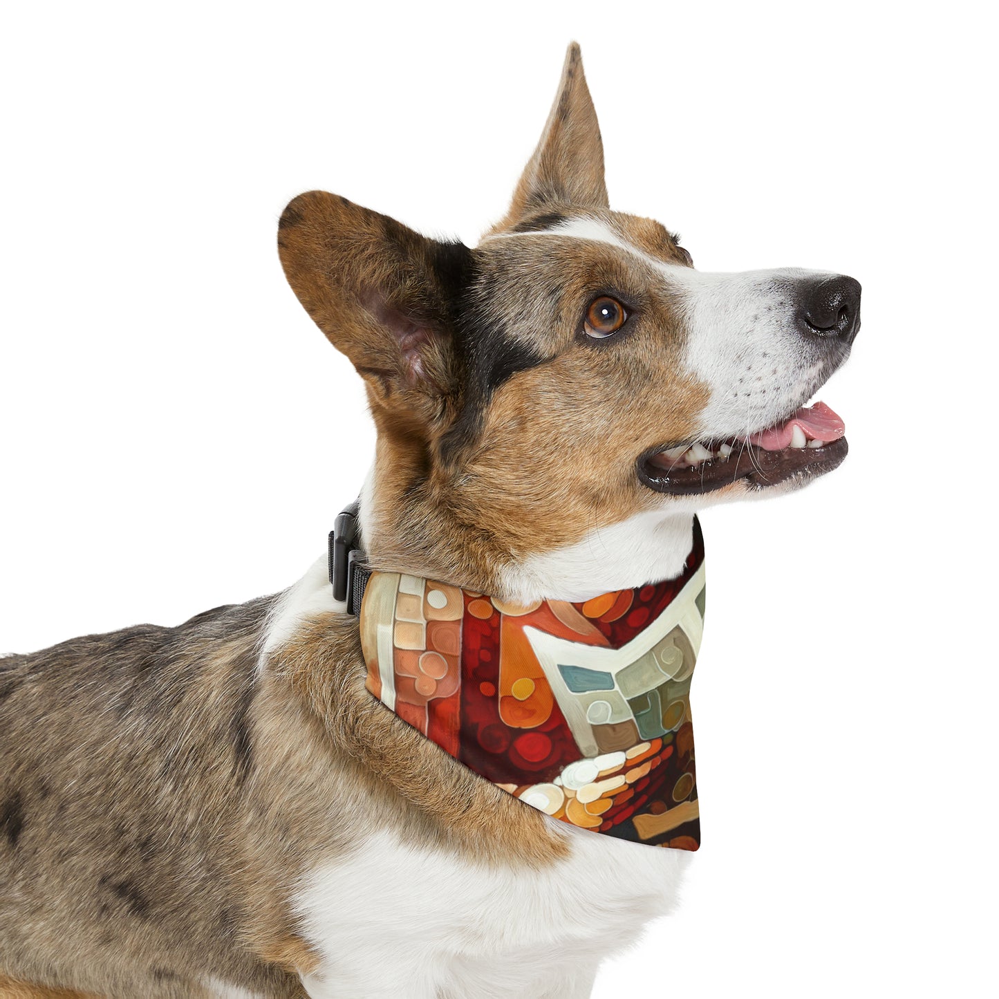 Elderly Unity Tachism Pet Bandana Collar