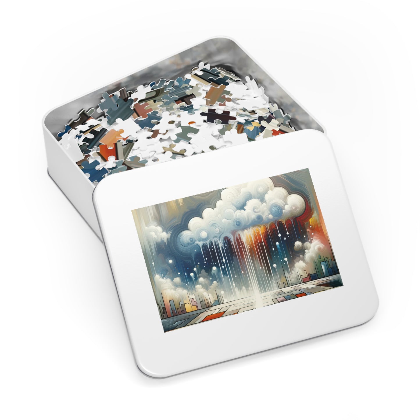 Grounding Silver Clouds Jigsaw Puzzle (30, 110, 252, 500,1000-Piece)