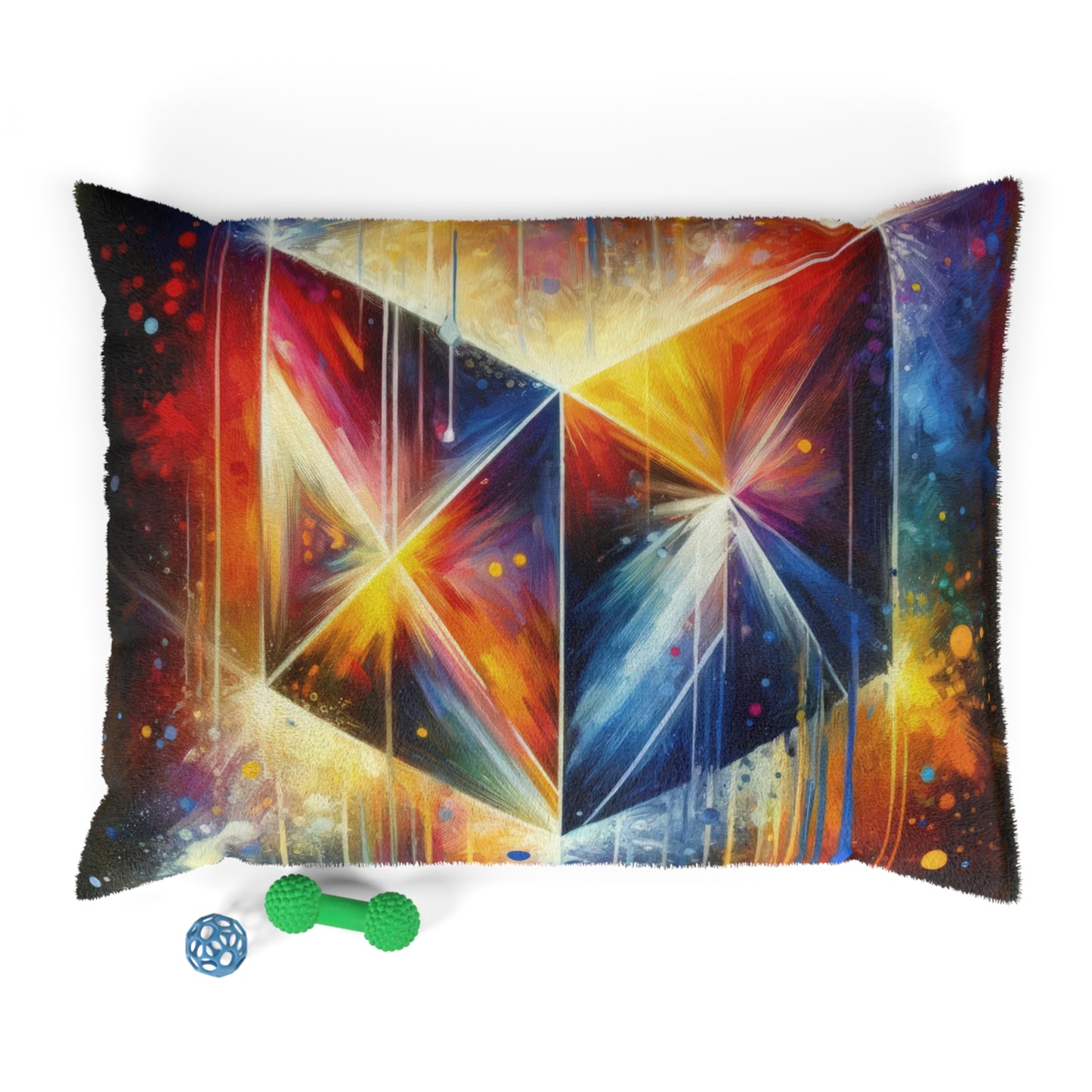 Prismatic Light Spectrum Pet Bed