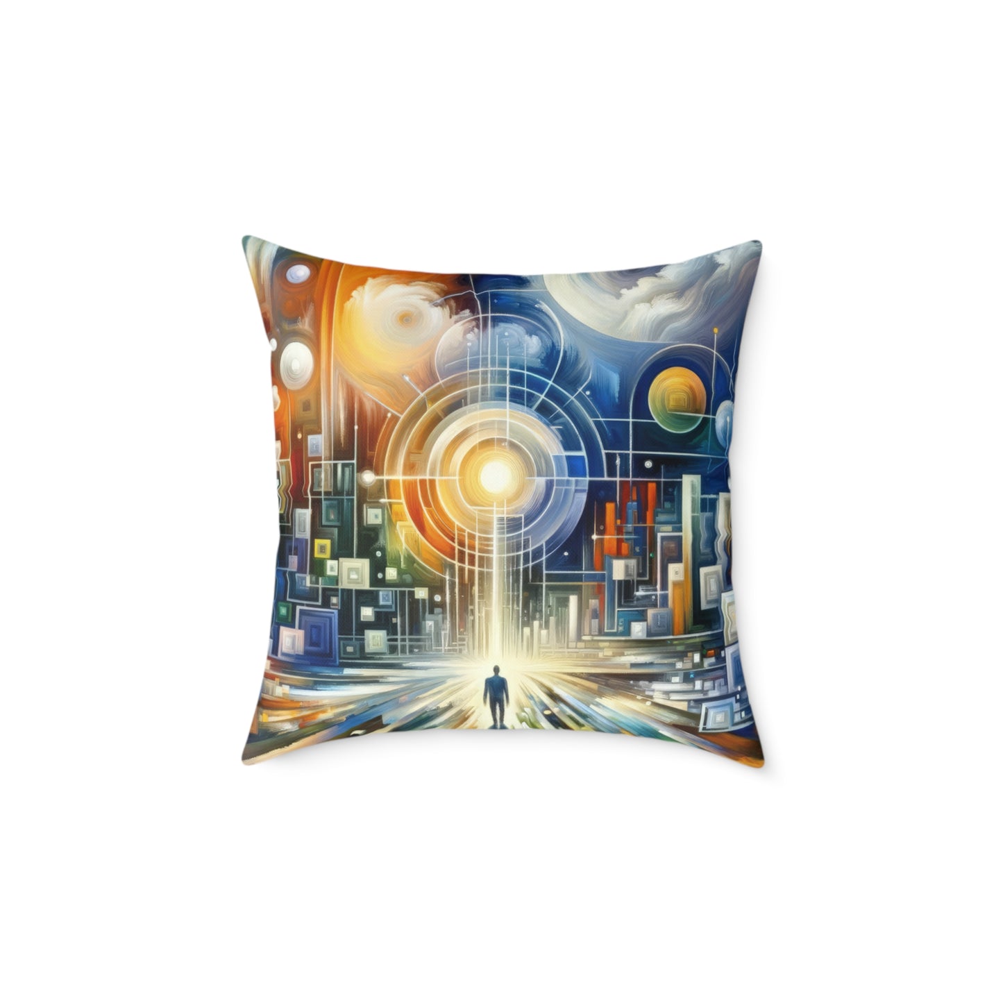 Mindful Megabyte Convergence Spun Polyester Pillow
