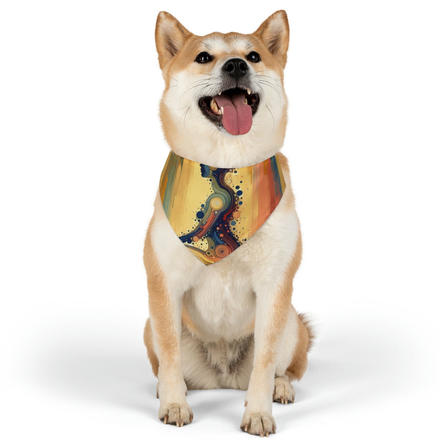 Patience Essence Tachism Pet Bandana Collar
