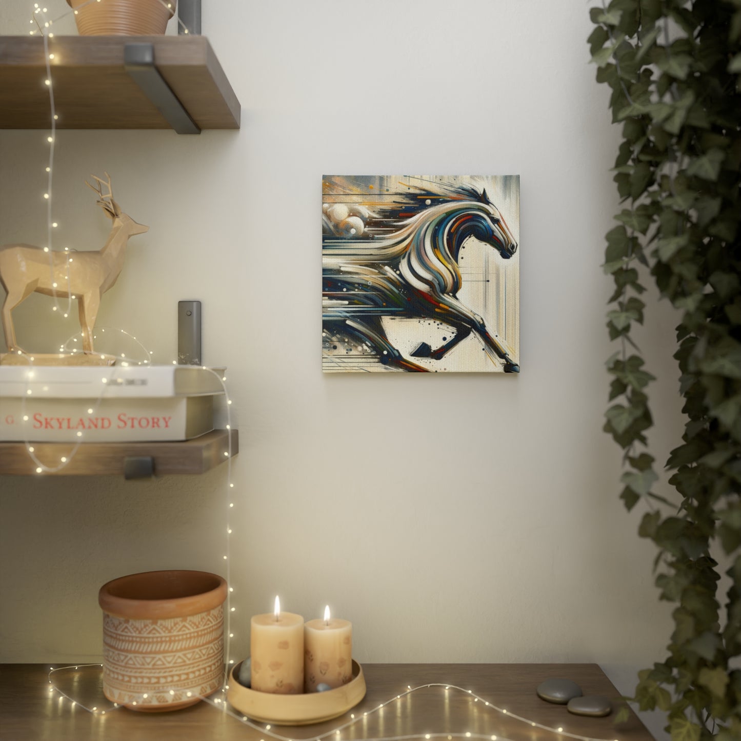 Hyperlinked Horsepower Gallop Canvas Photo Tile