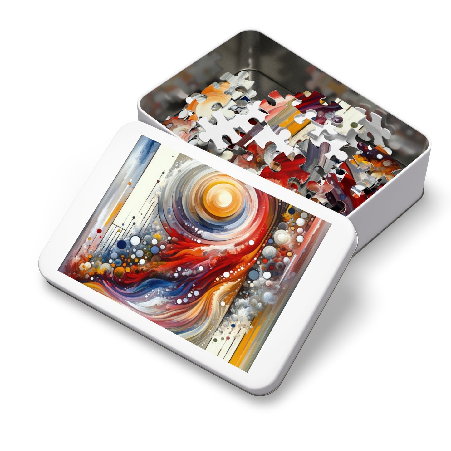 Harmonic Swirl Elegance Jigsaw Puzzle (30, 110, 252, 500,1000-Piece)