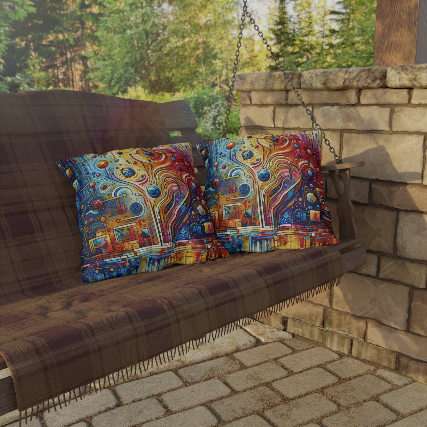 Supportive Divided Empathy Outdoor Pillows