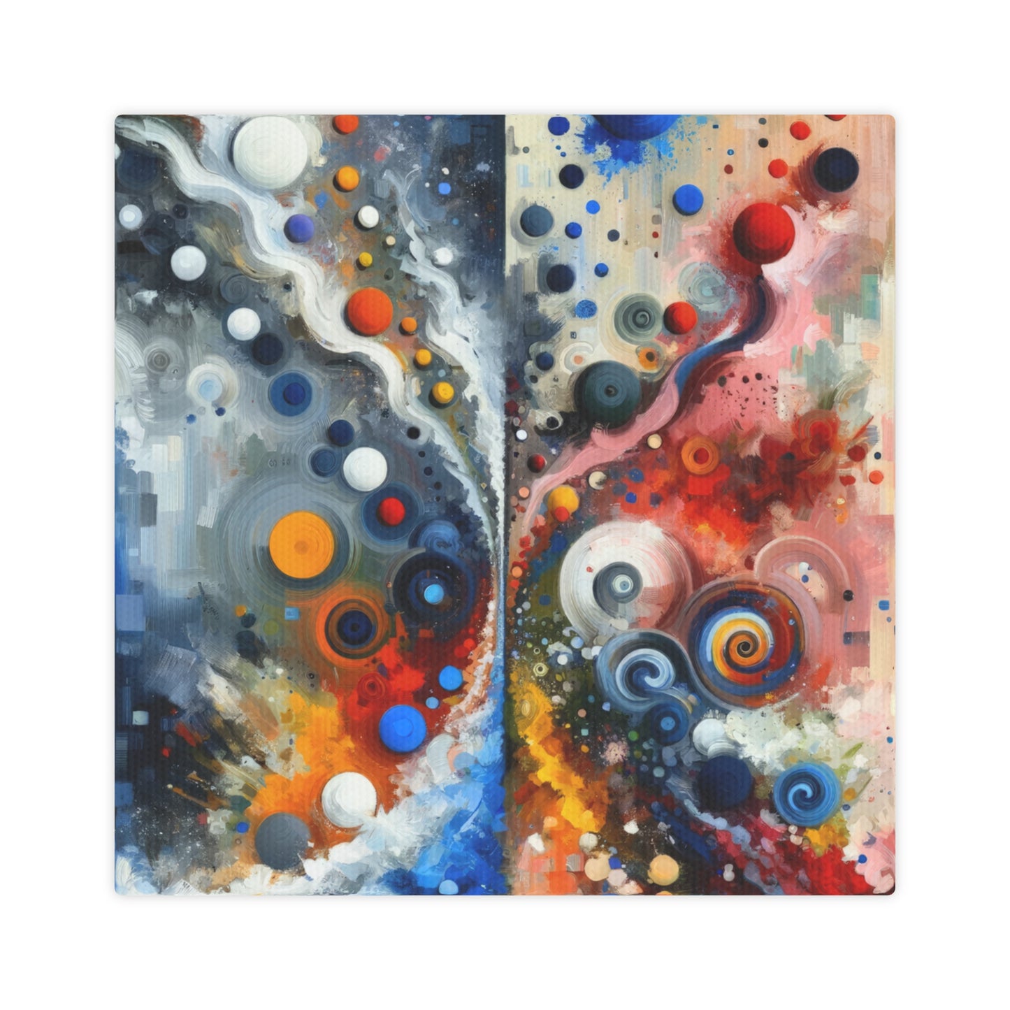 Unity Duality Abstraction Canvas Photo Tile