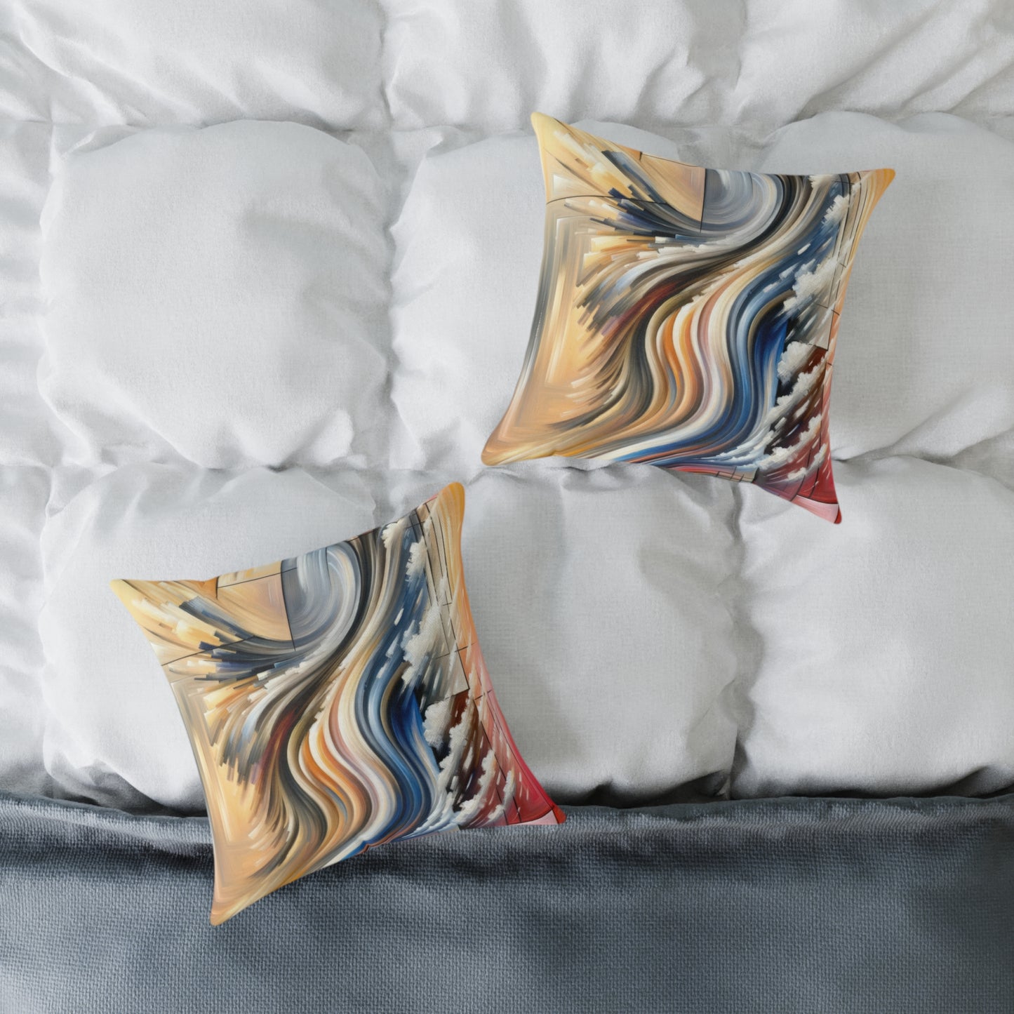 Model Dynamic Transition Spun Polyester Pillow