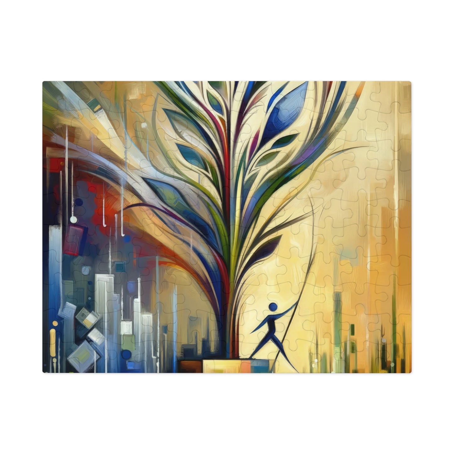 Pruning Distraction Tachism Jigsaw Puzzle (30, 110, 252, 500,1000-Piece)