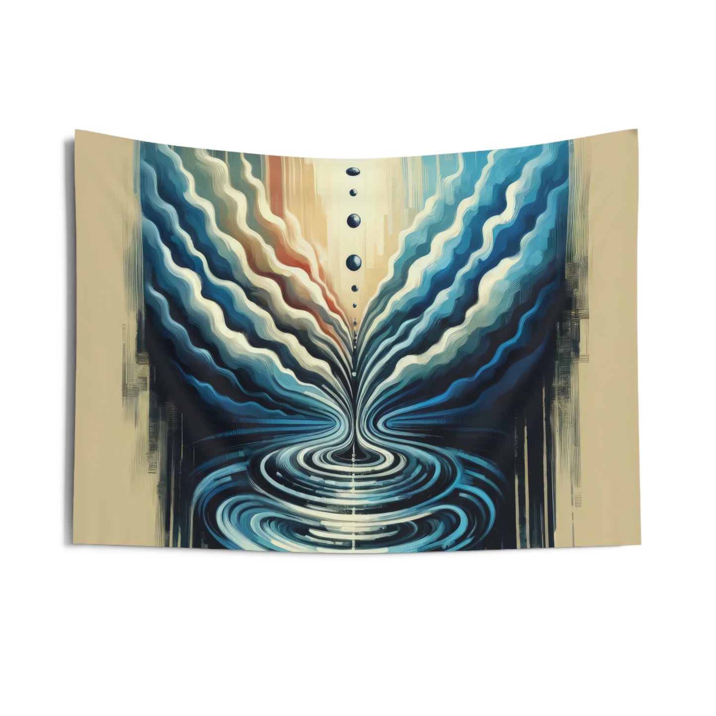 Ripple Effect Abstract Indoor Wall Tapestries