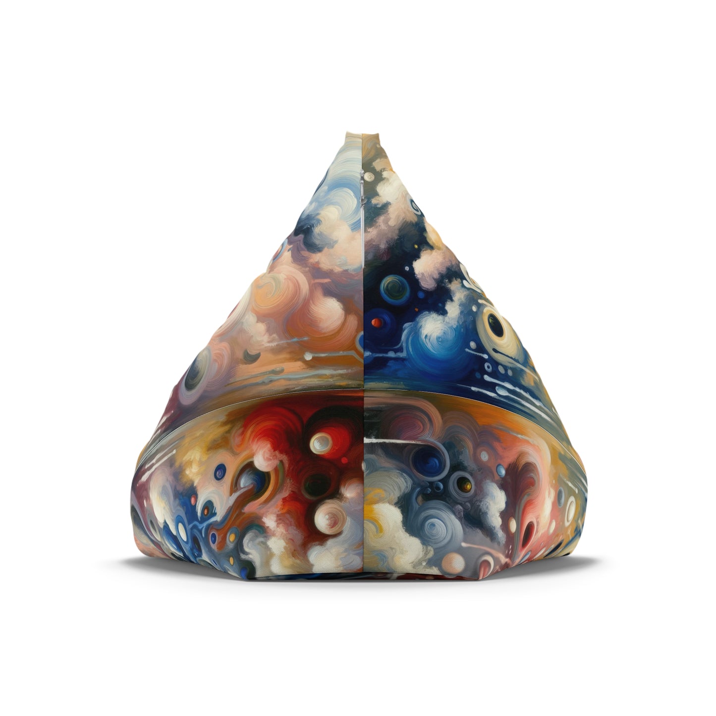 Paradoxical Embrace Tachism Bean Bag Chair Cover