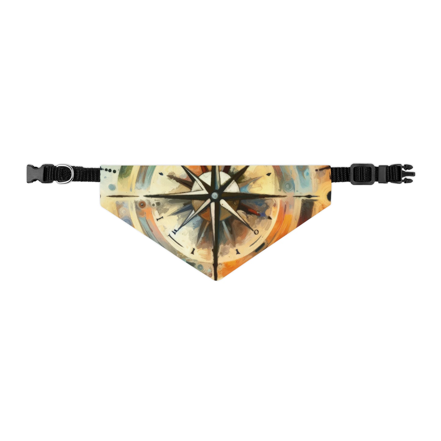 Guidance Abstract Compass Pet Bandana Collar