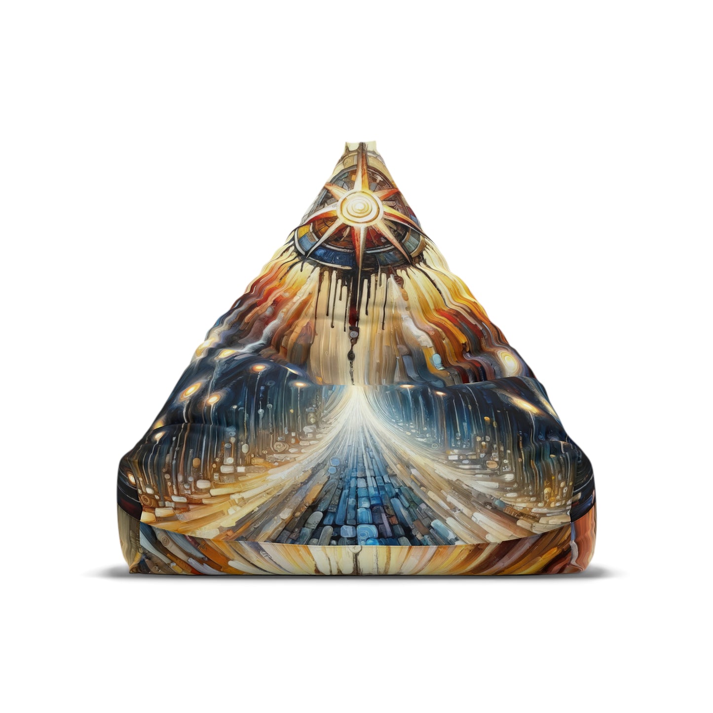 Wisdom Compass Journey Bean Bag Chair Cover