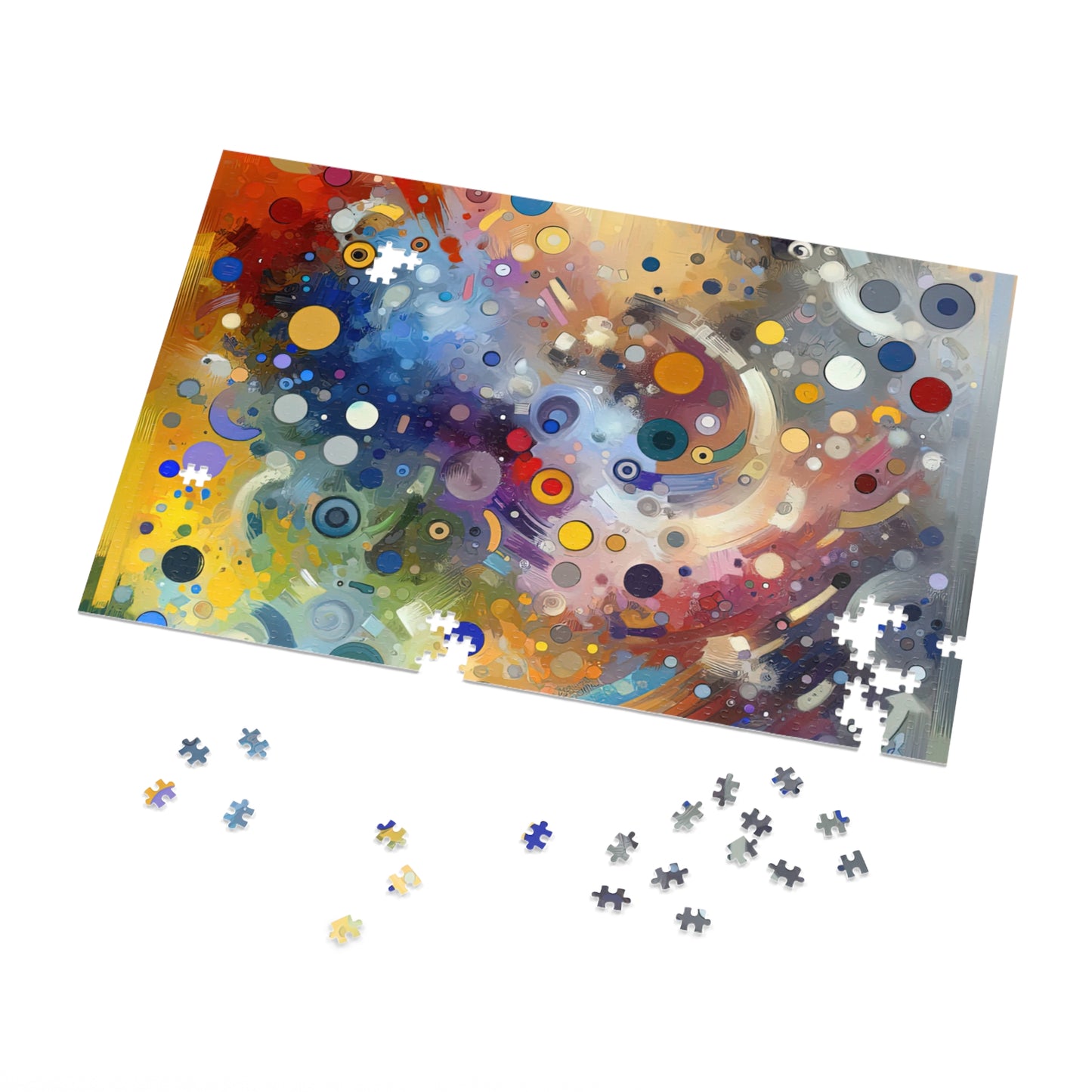 Humorous Unified Tachism Jigsaw Puzzle (30, 110, 252, 500,1000-Piece)