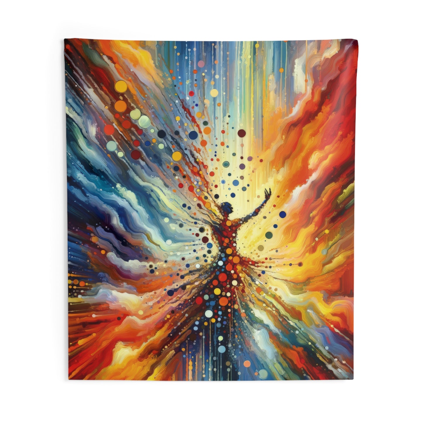 Vibrant Growth Symphony Indoor Wall Tapestries