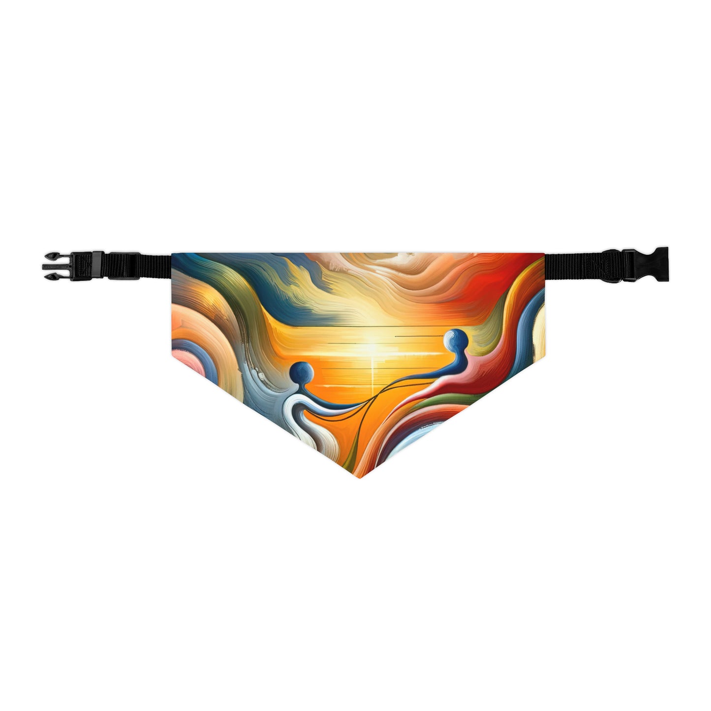 Empathetic Lifeline Abstract Pet Bandana Collar