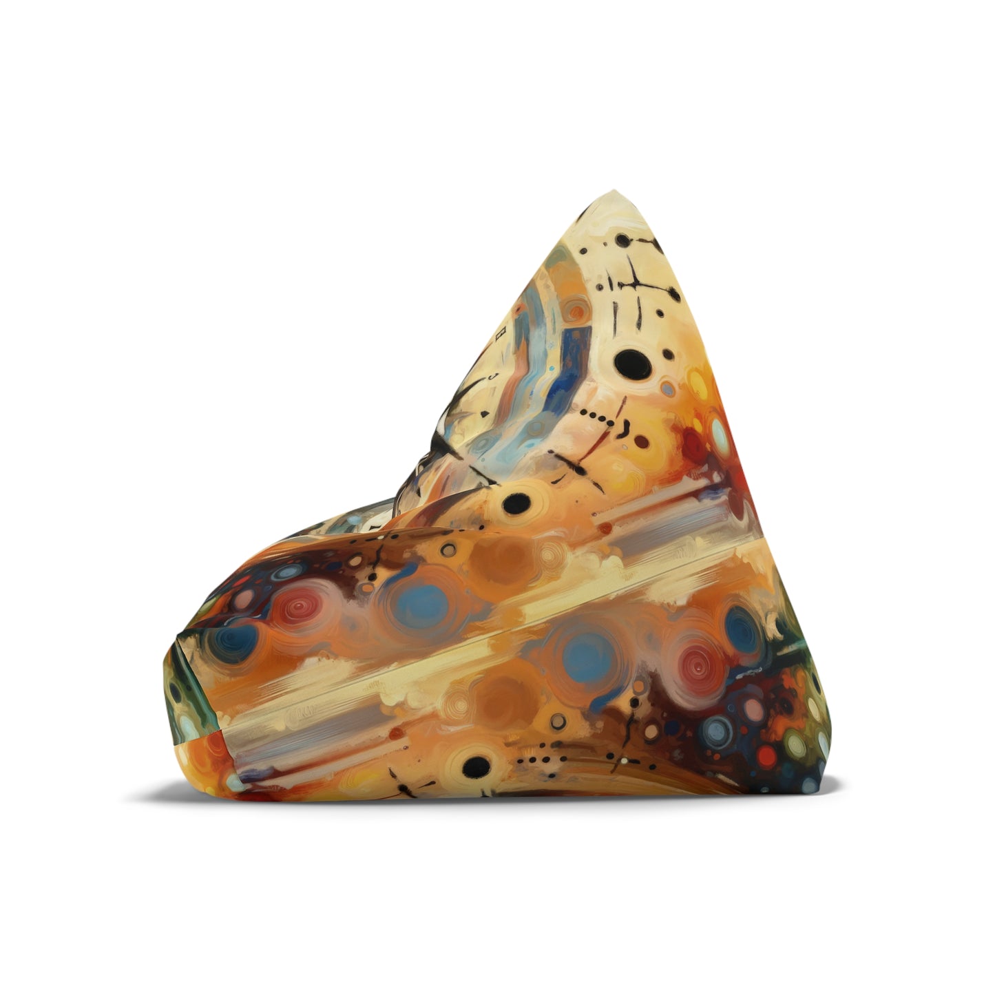 Guidance Abstract Compass Bean Bag Chair Cover