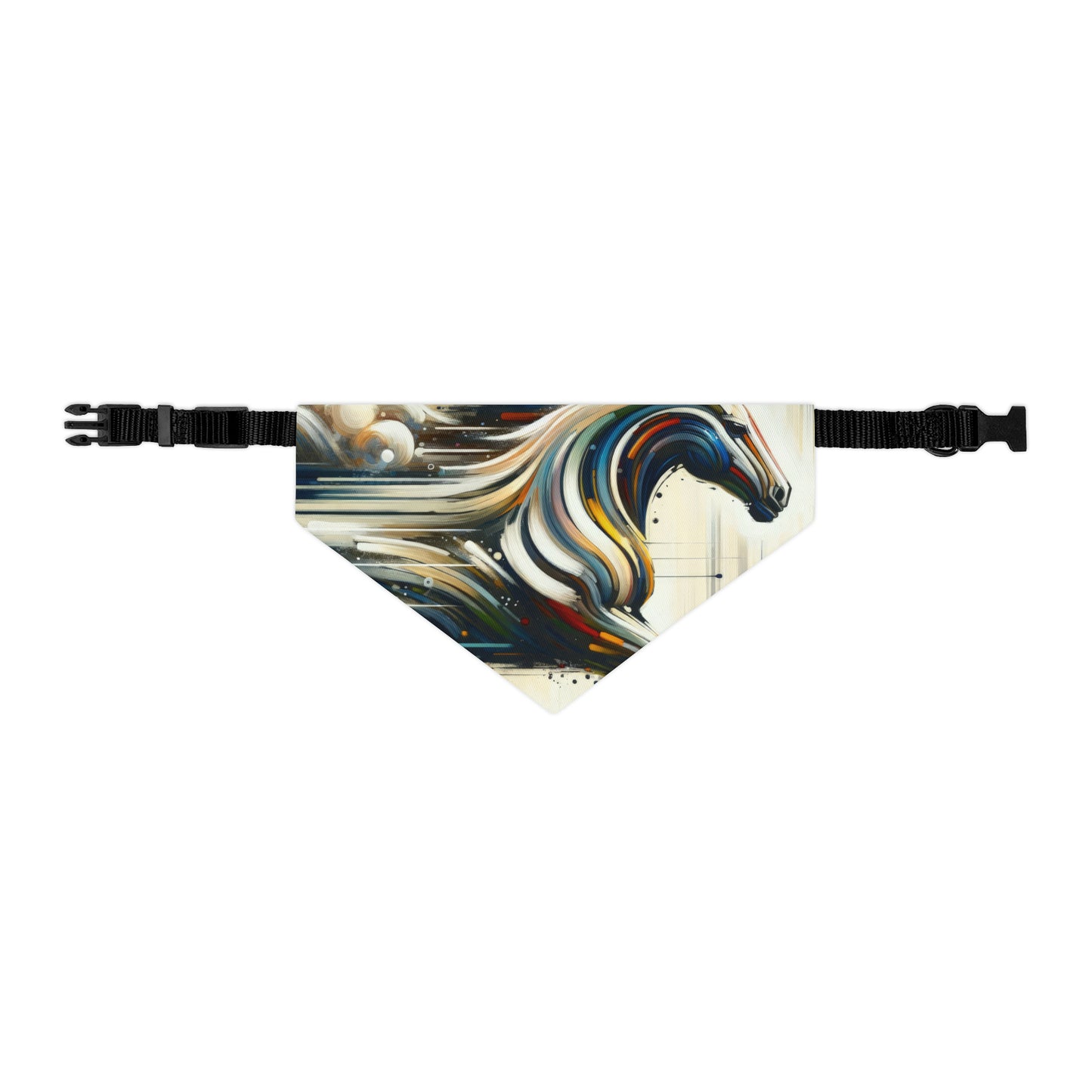Hyperlinked Horsepower Gallop Pet Bandana Collar