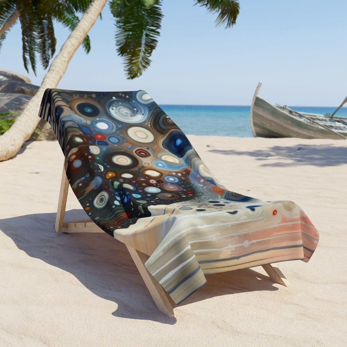 Universal Personal Tachism Beach Towel