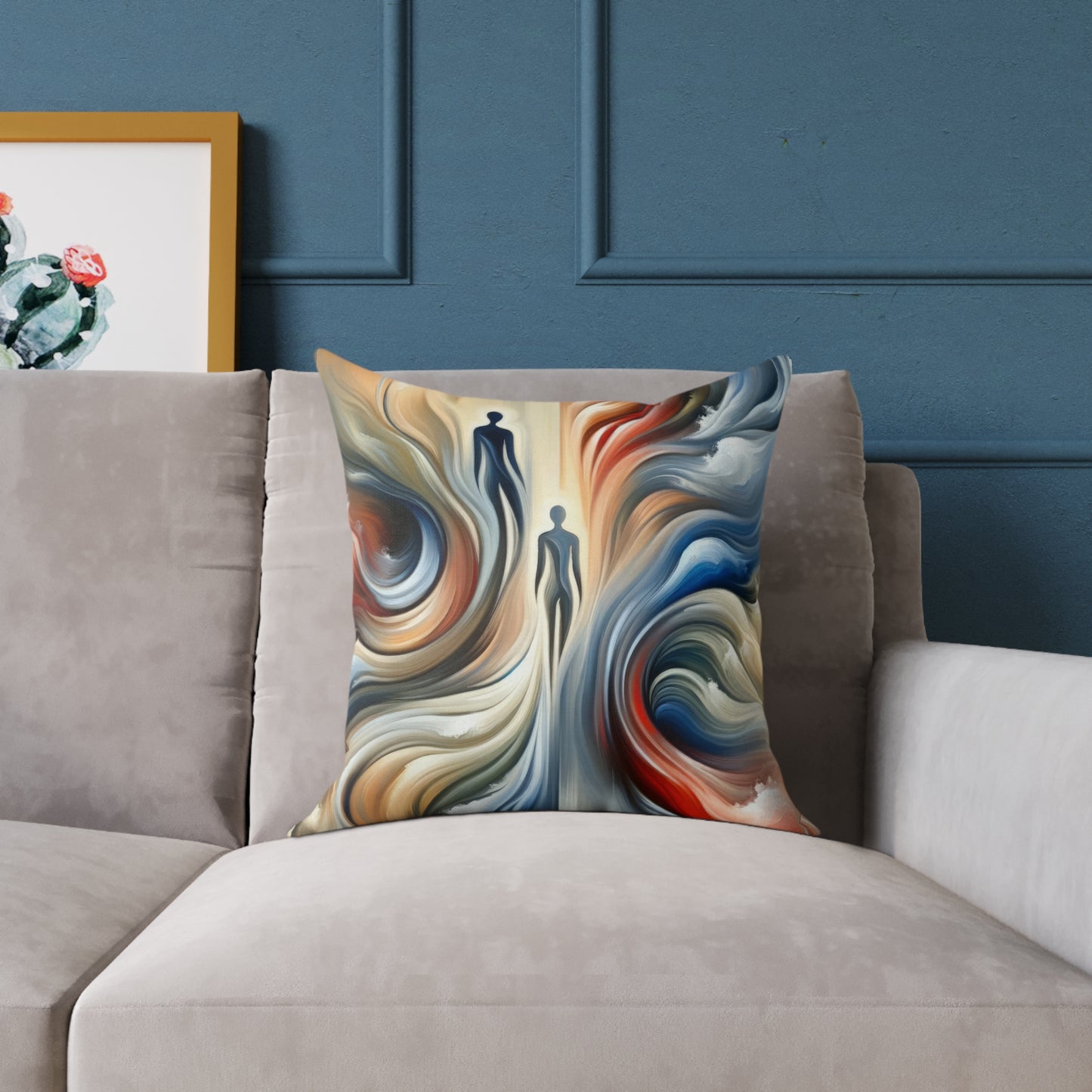 Silent Journey Recognition Spun Polyester Pillow