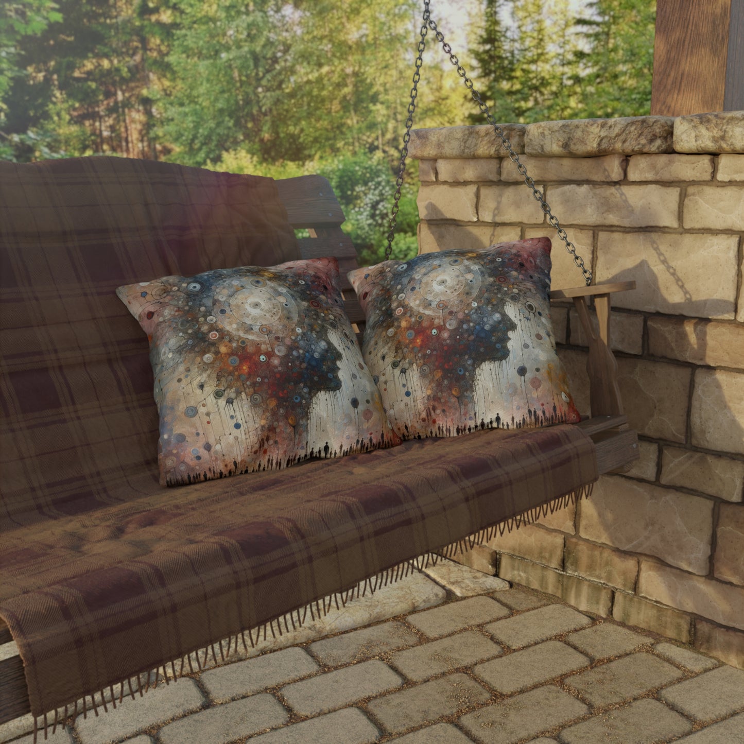 Shared Existence Solace Outdoor Pillows