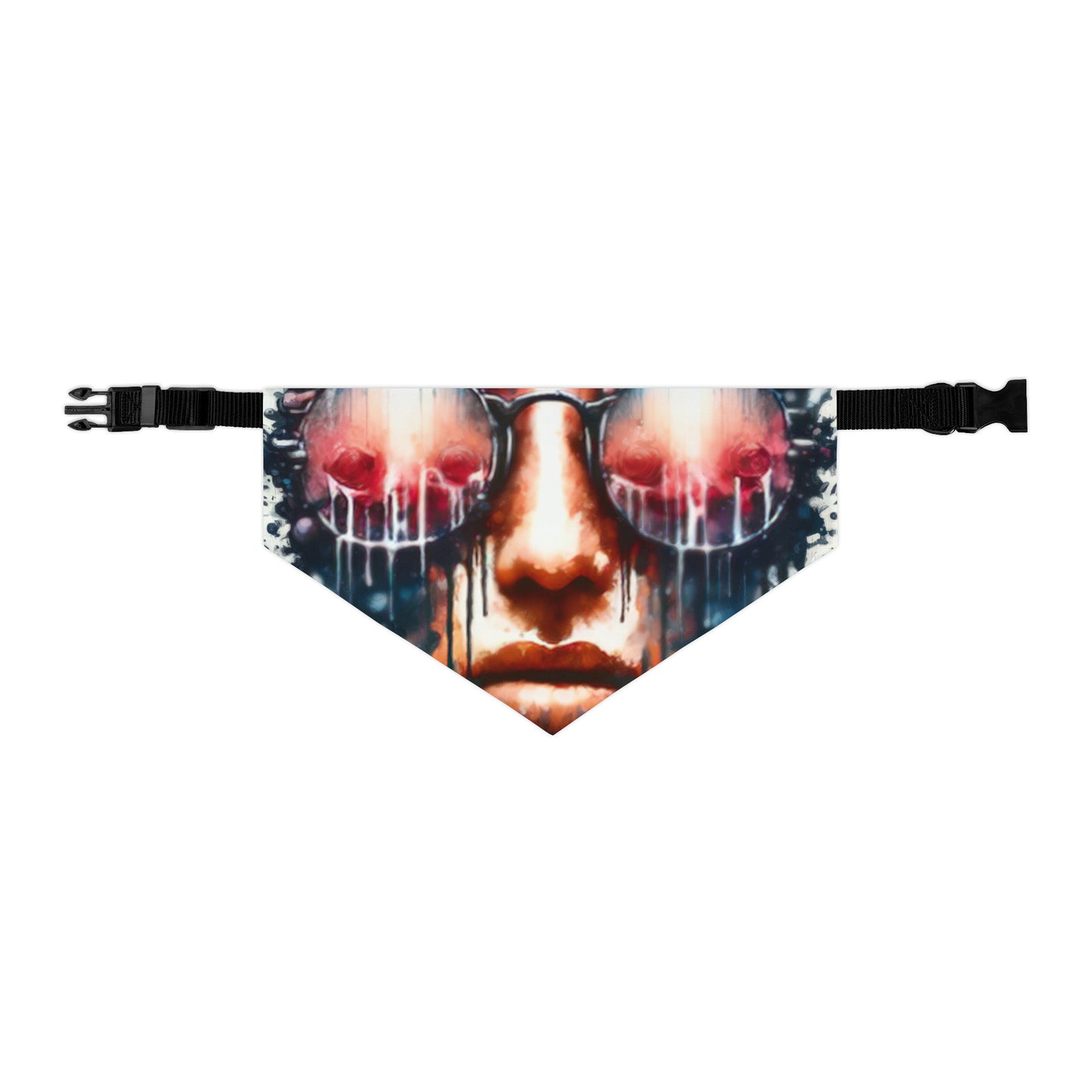 Perception Cleansing Tachism Pet Bandana Collar