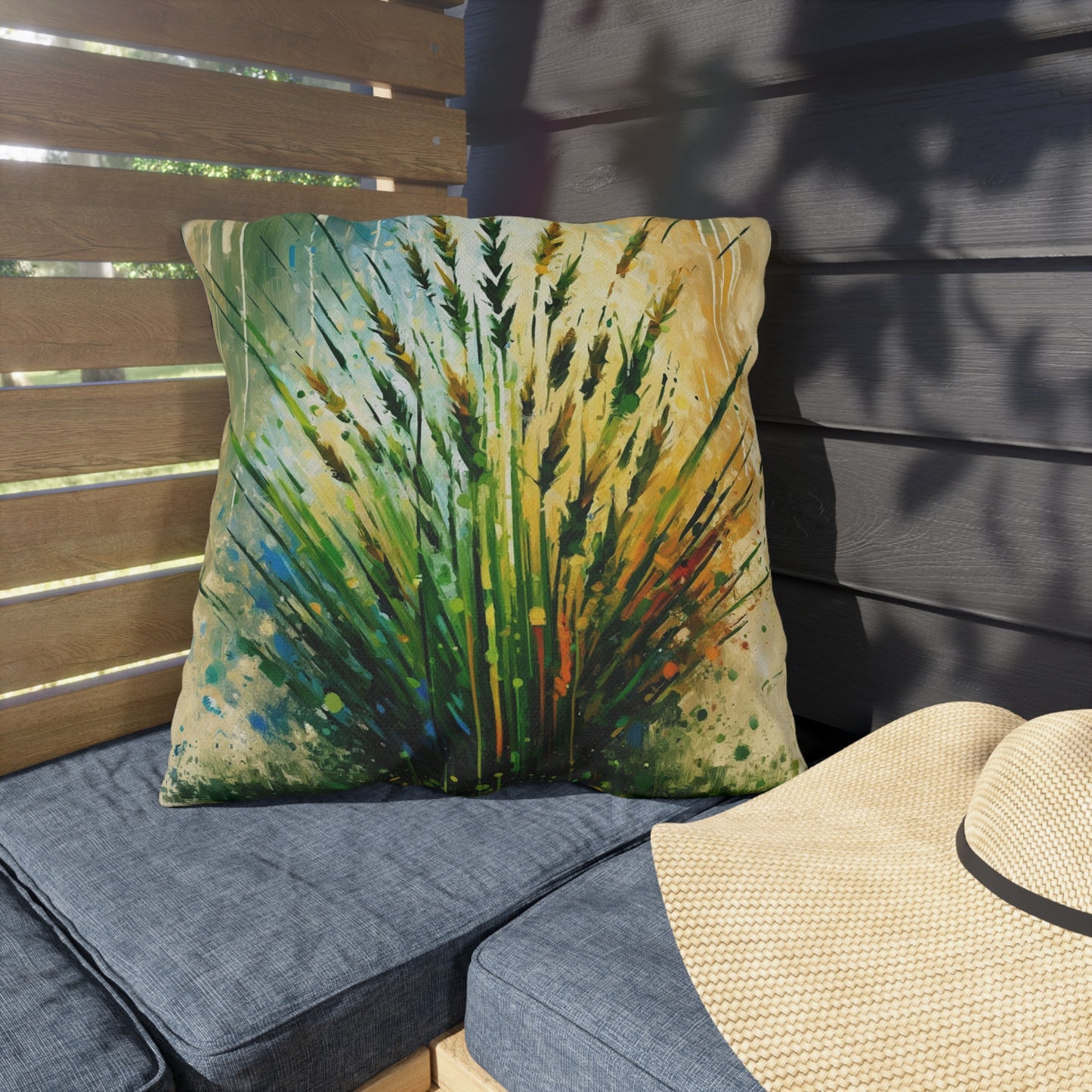 Grass Testament Change Outdoor Pillows