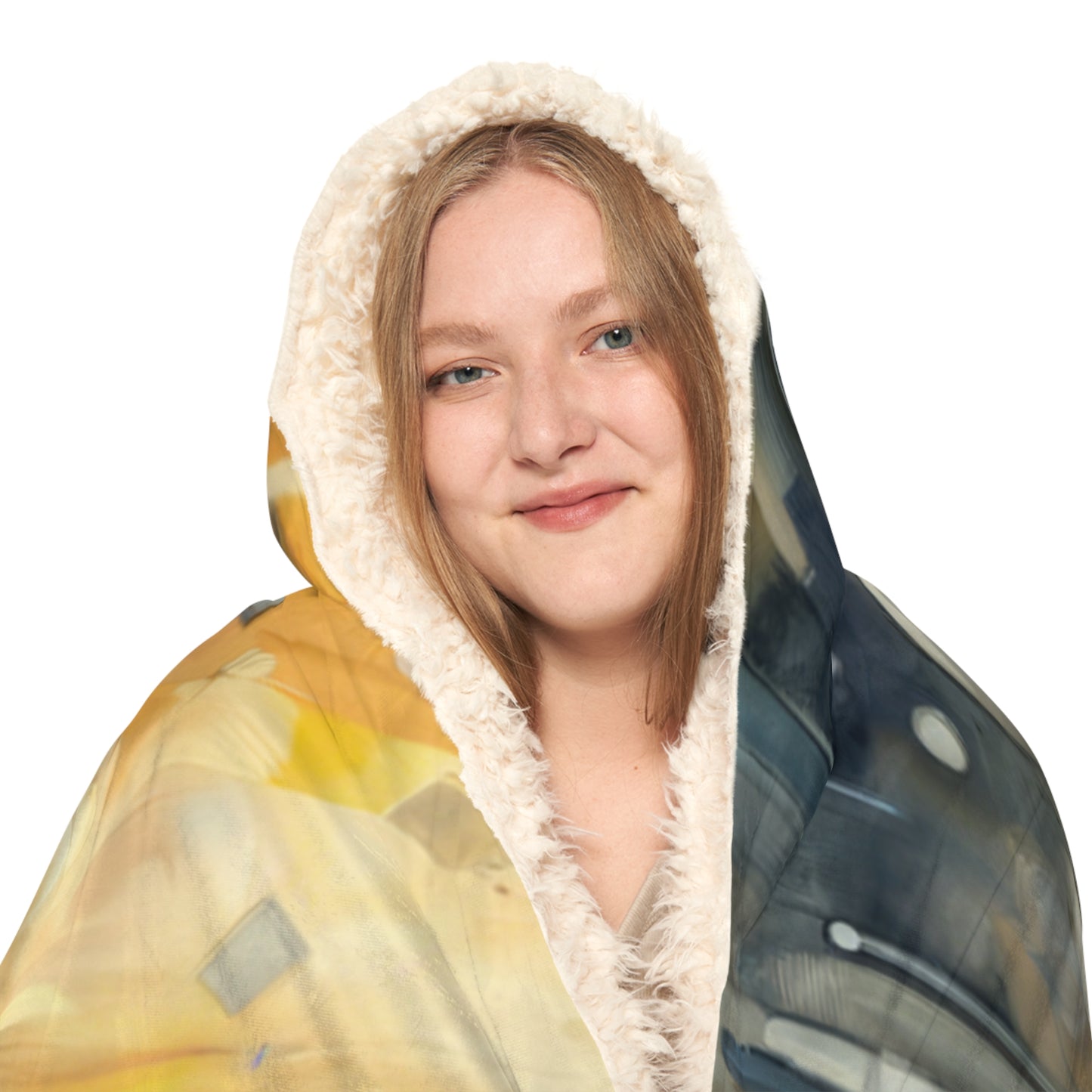 Adrift Beacon Tachism Snuggle Blanket