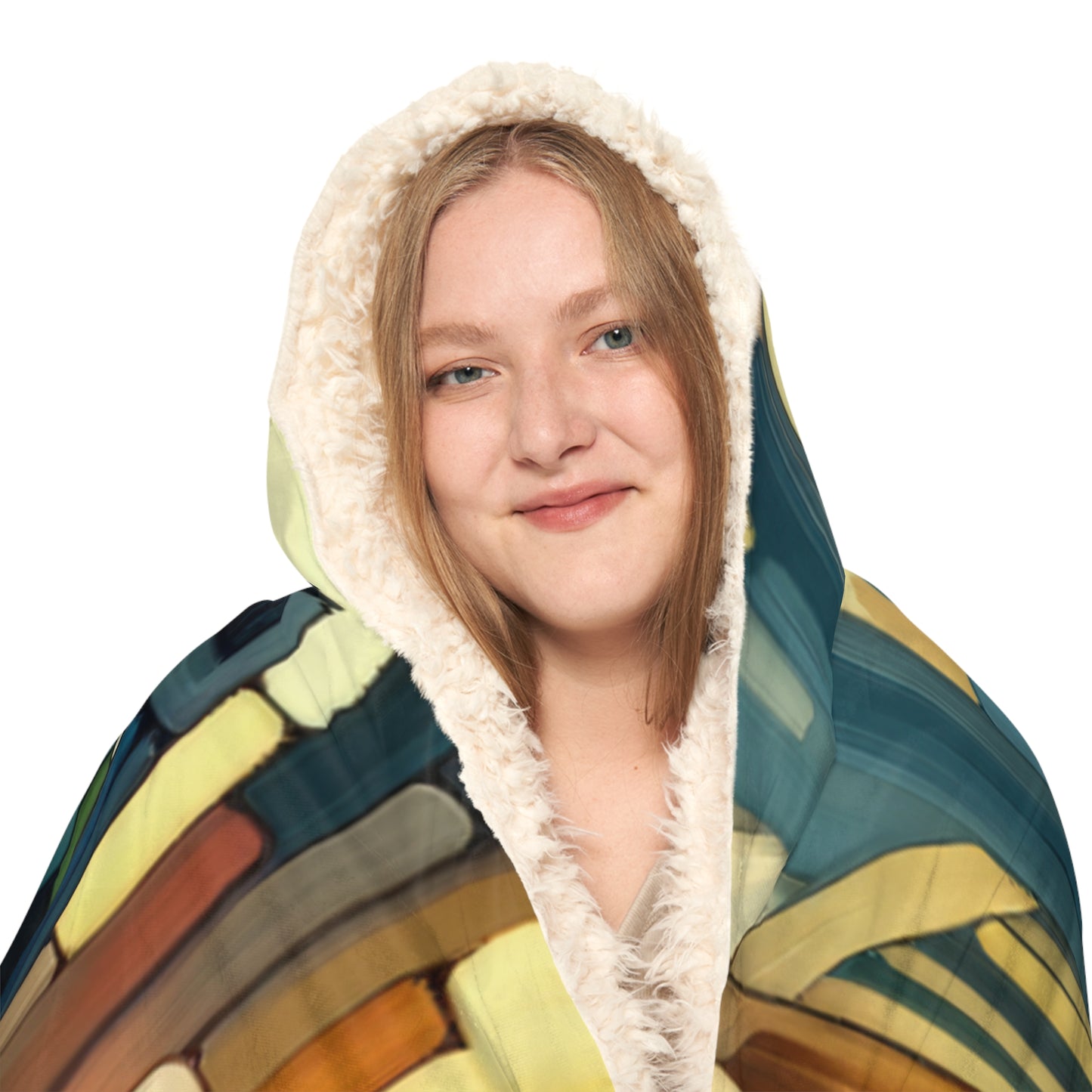 Cobbled Rhythm Heartbeat Snuggle Blanket