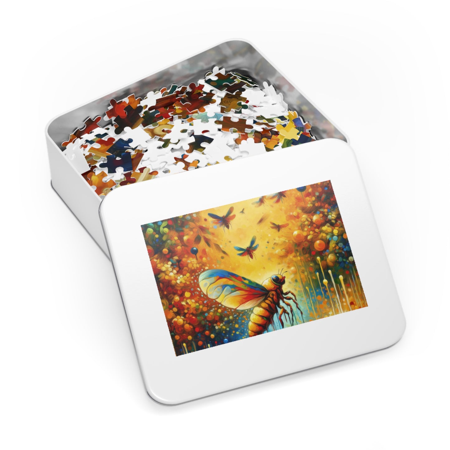 Seasonal Cicada Vibrance Jigsaw Puzzle (30, 110, 252, 500,1000-Piece)