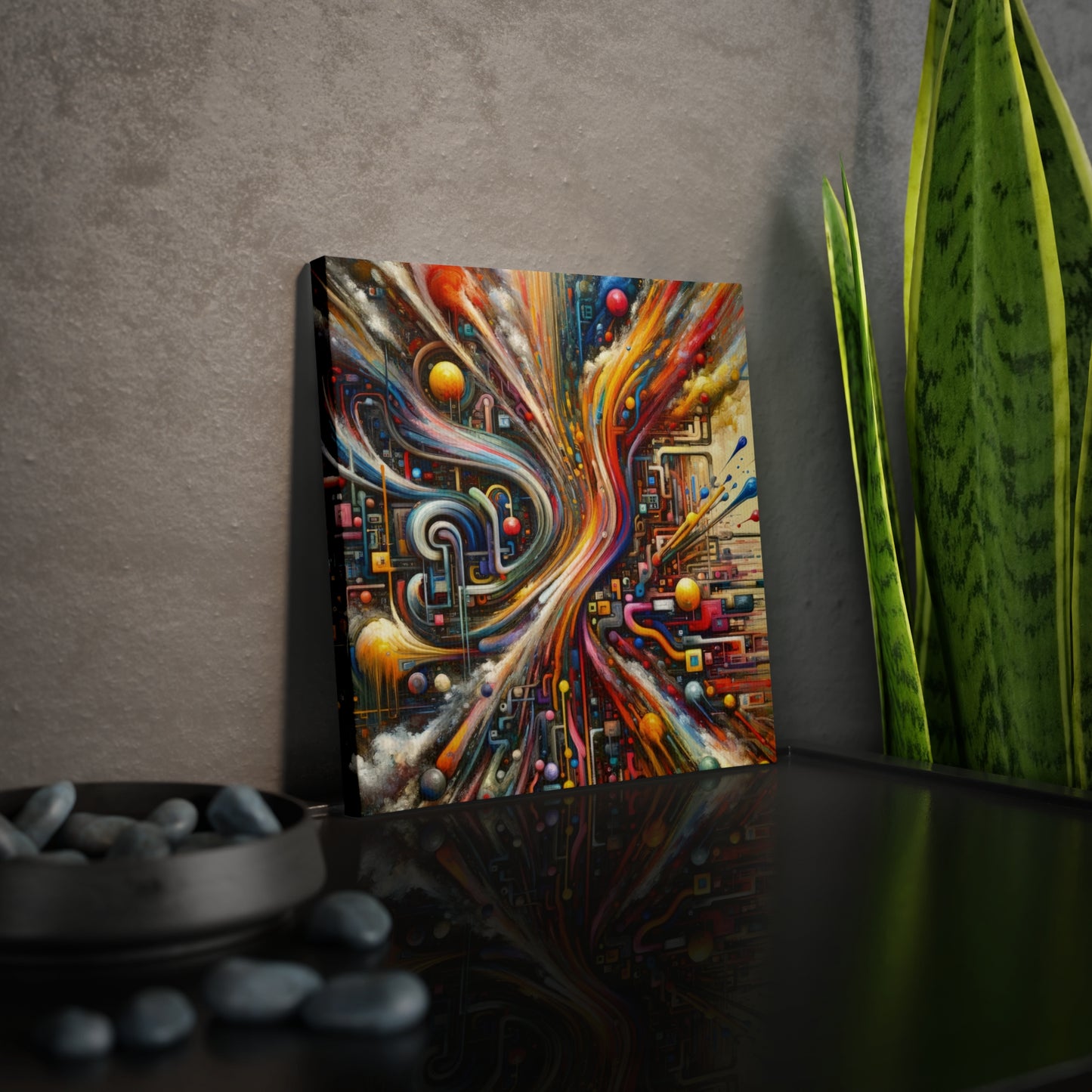 Information Bottleneck Cascade Canvas Photo Tile