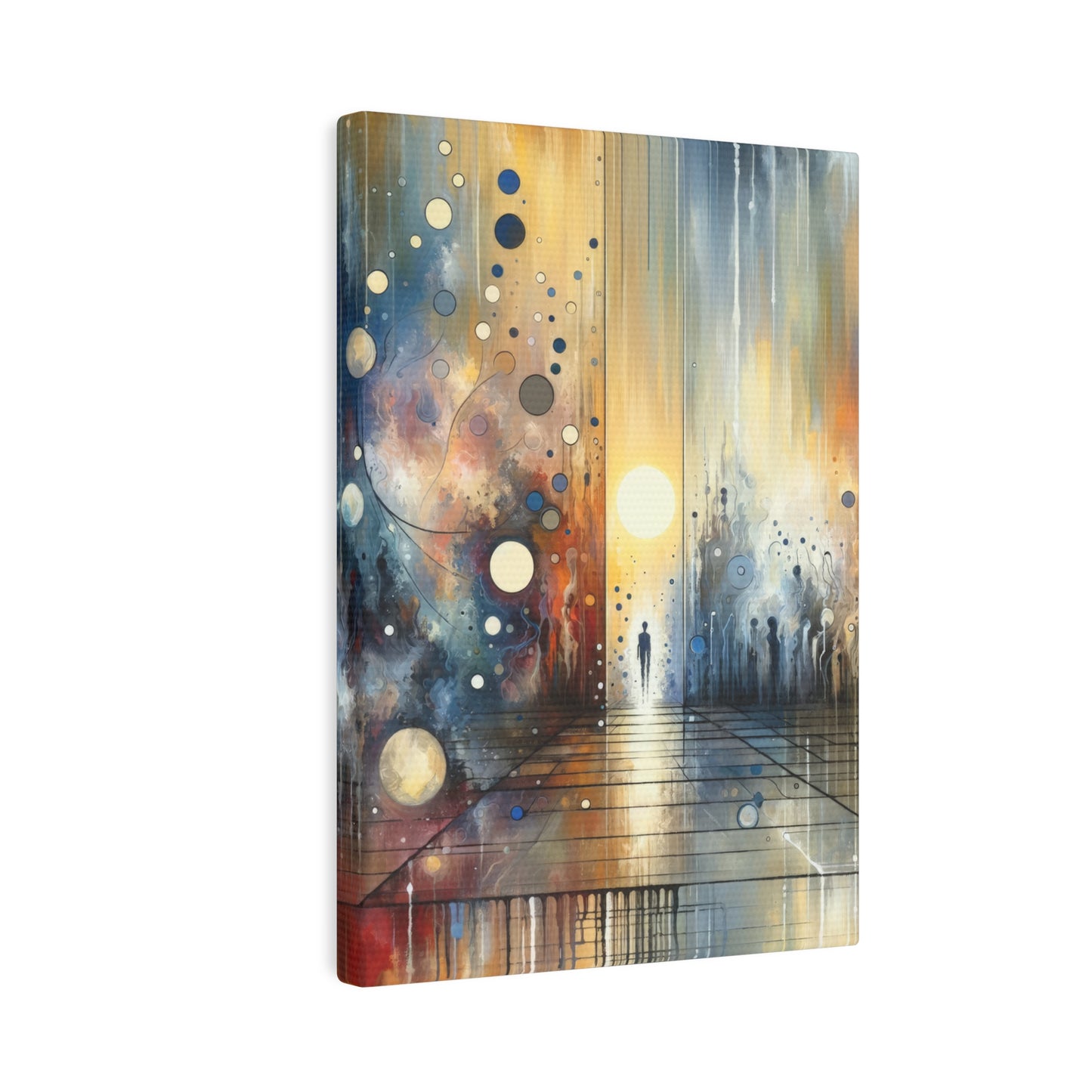 Stillness Transition Abstract Canvas Photo Tile