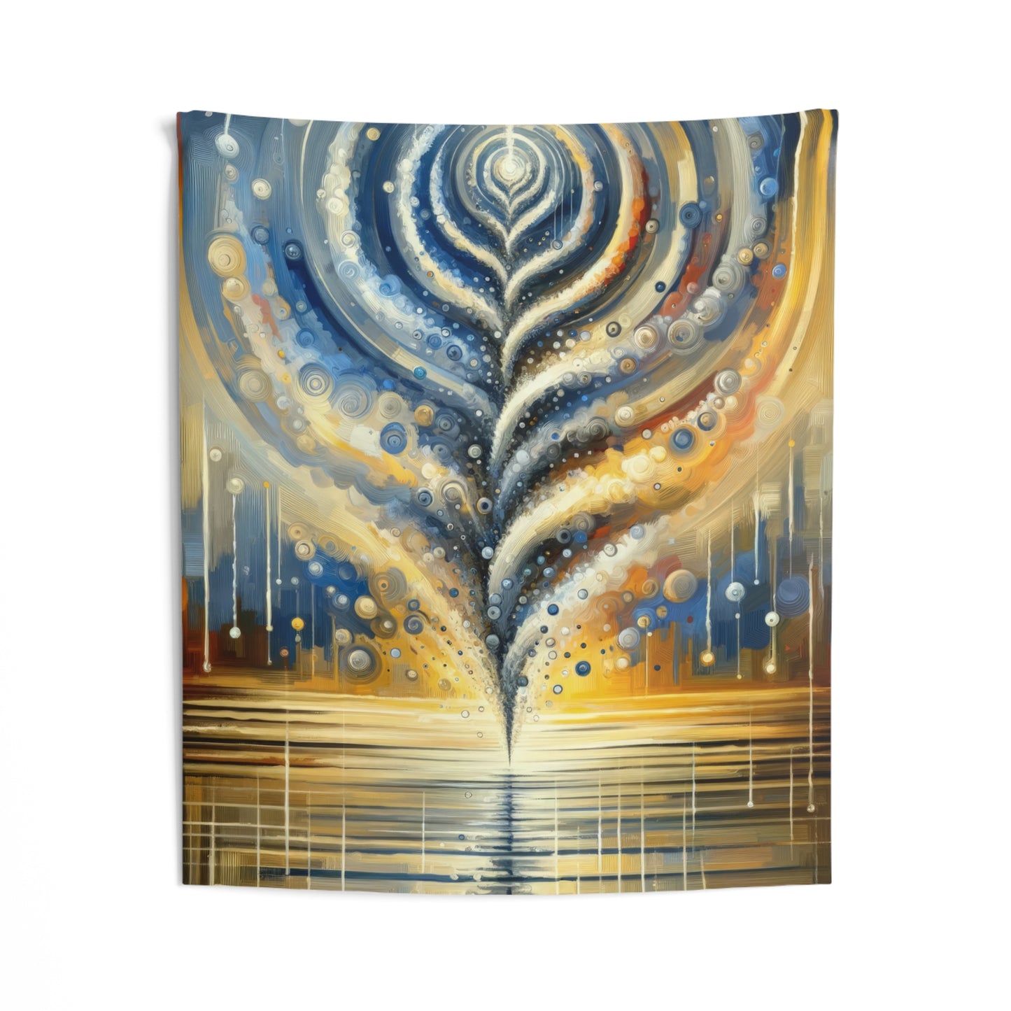 Ripple Effect Abstraction Indoor Wall Tapestries